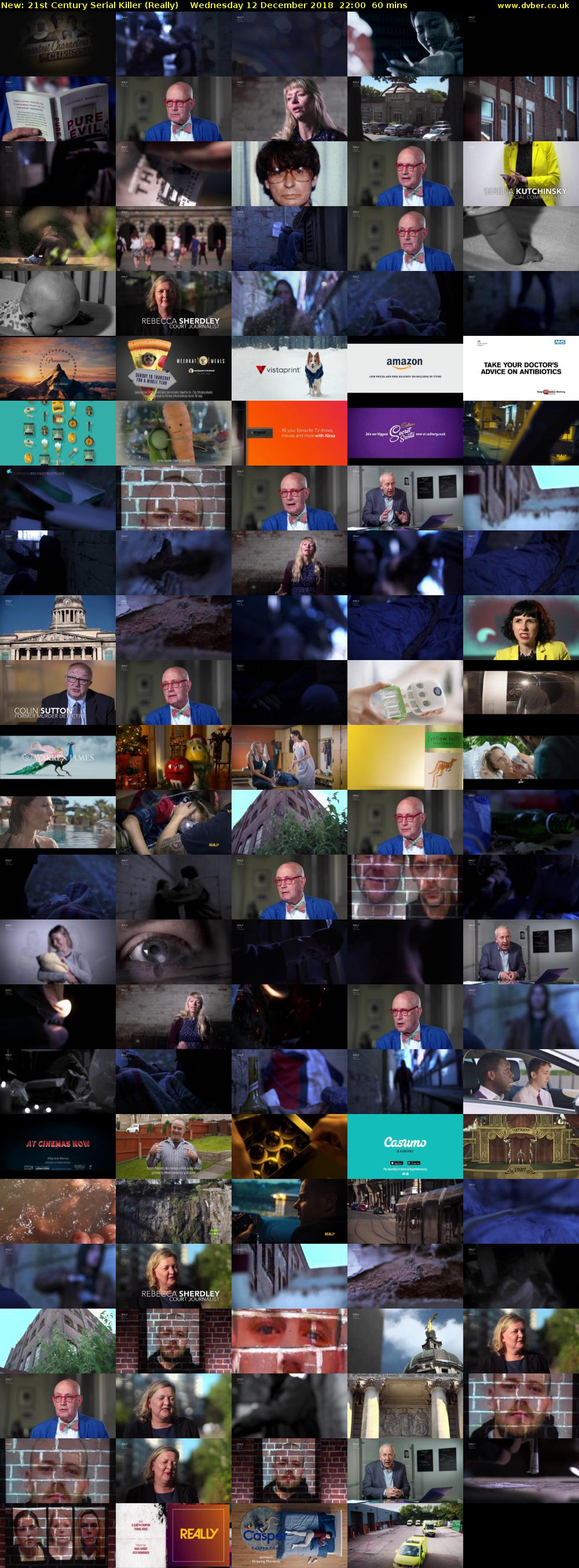 21st Century Serial Killer (Really) Wednesday 12 December 2018 22:00 - 23:00