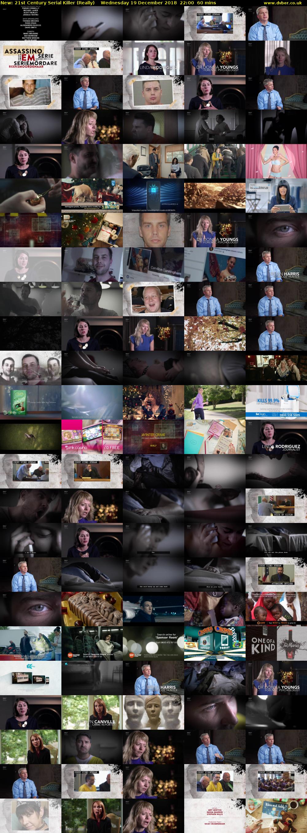 21st Century Serial Killer (Really) Wednesday 19 December 2018 22:00 - 23:00