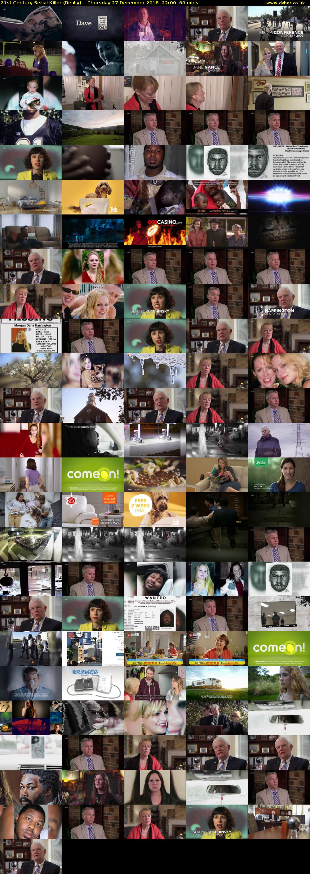 21st Century Serial Killer (Really) Thursday 27 December 2018 22:00 - 23:00