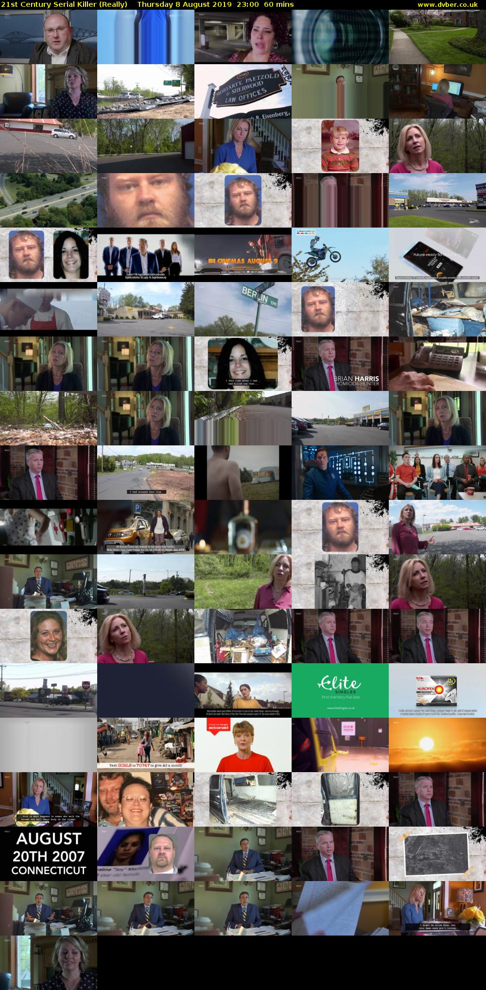 21st Century Serial Killer (Really) Thursday 8 August 2019 23:00 - 00:00