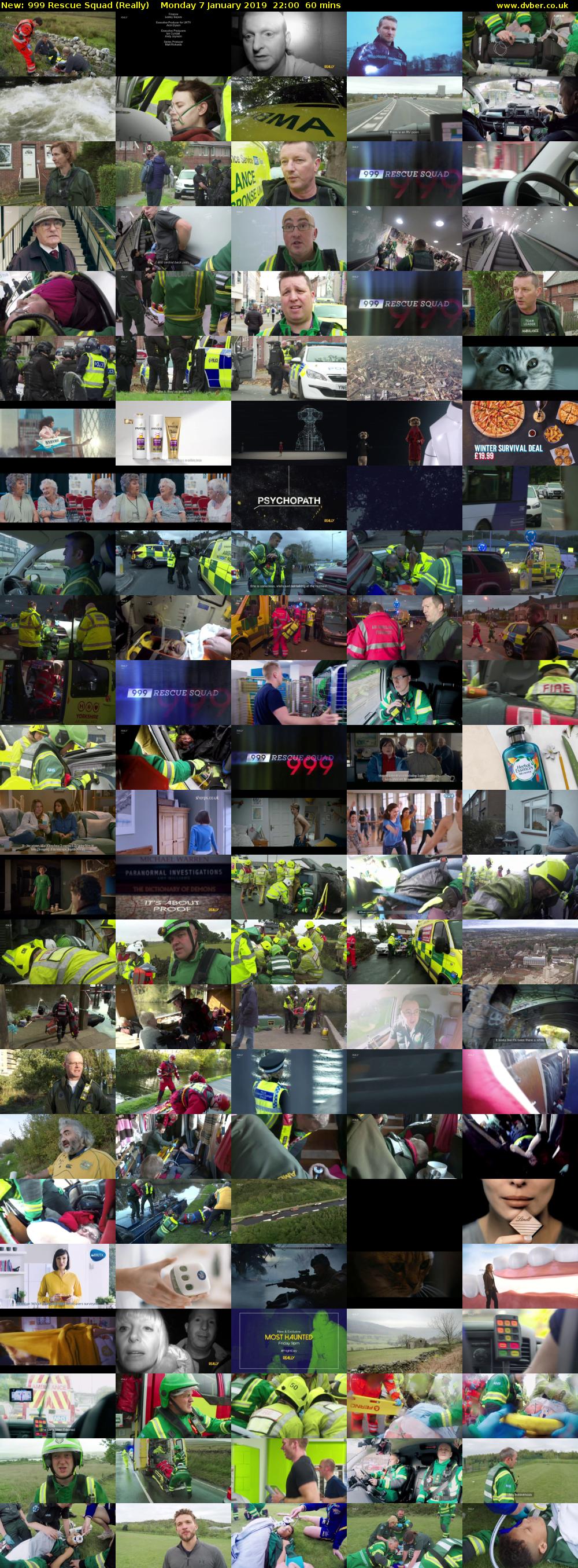 999 Rescue Squad (Really) Monday 7 January 2019 22:00 - 23:00