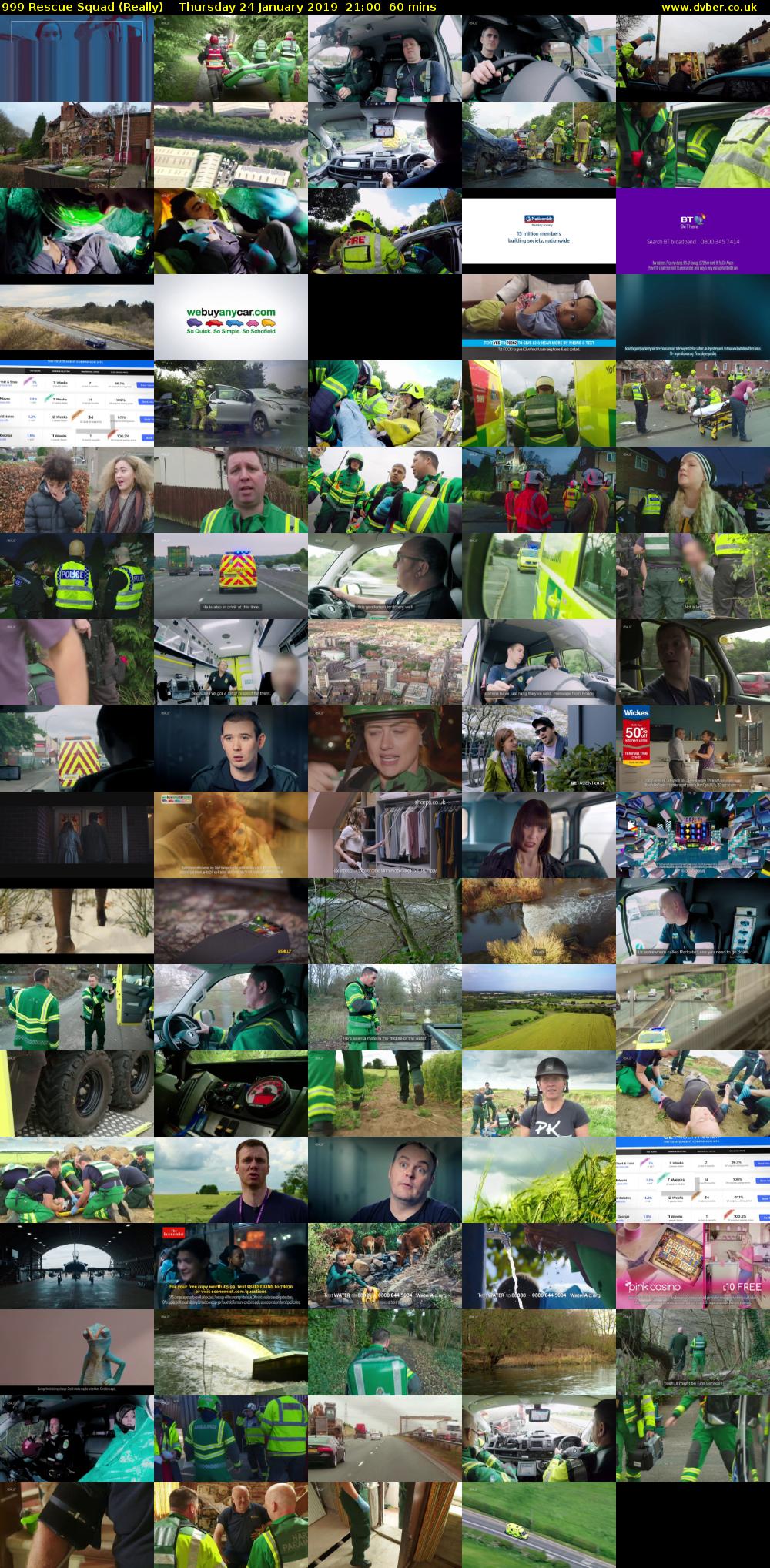 999 Rescue Squad (Really) Thursday 24 January 2019 21:00 - 22:00