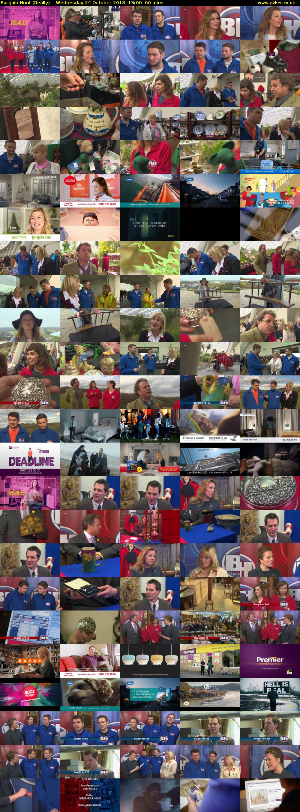 Bargain Hunt (Really) Wednesday 24 October 2018 13:00 - 14:00