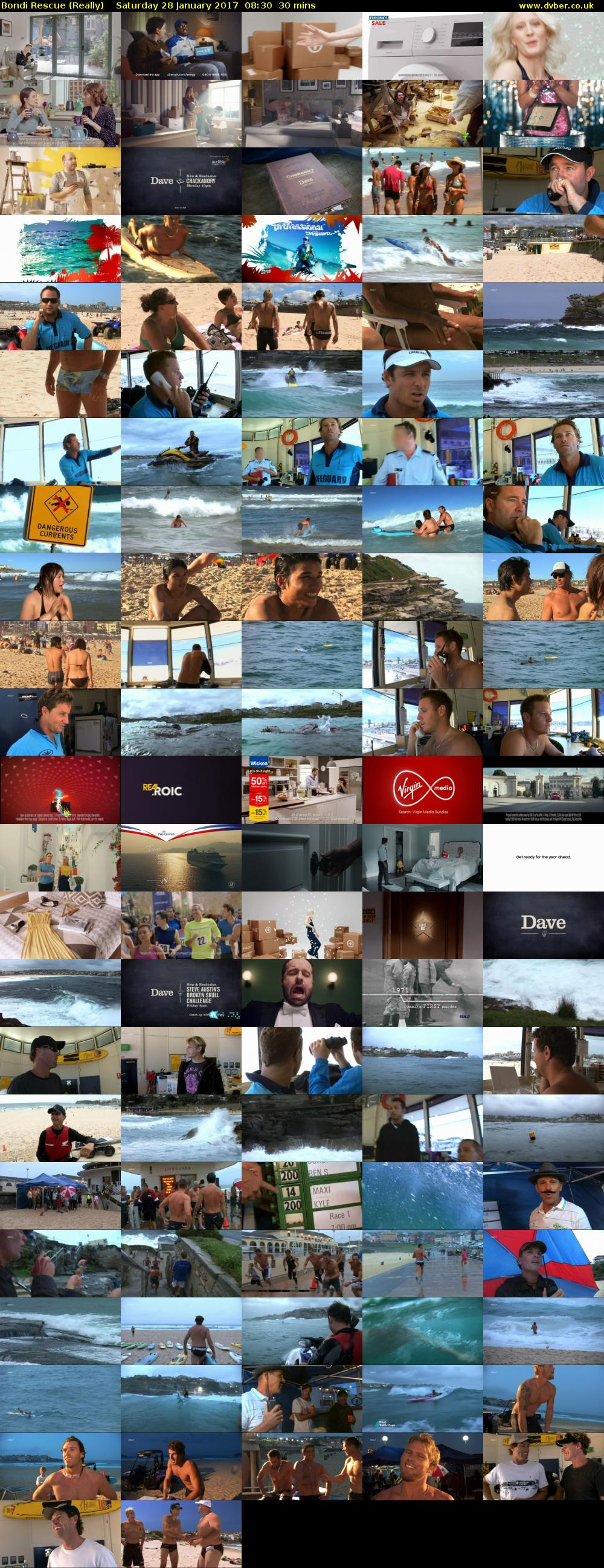 Bondi Rescue (Really) Saturday 28 January 2017 08:30 - 09:00