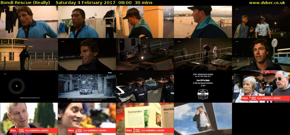 Bondi Rescue (Really) Saturday 4 February 2017 08:00 - 08:30