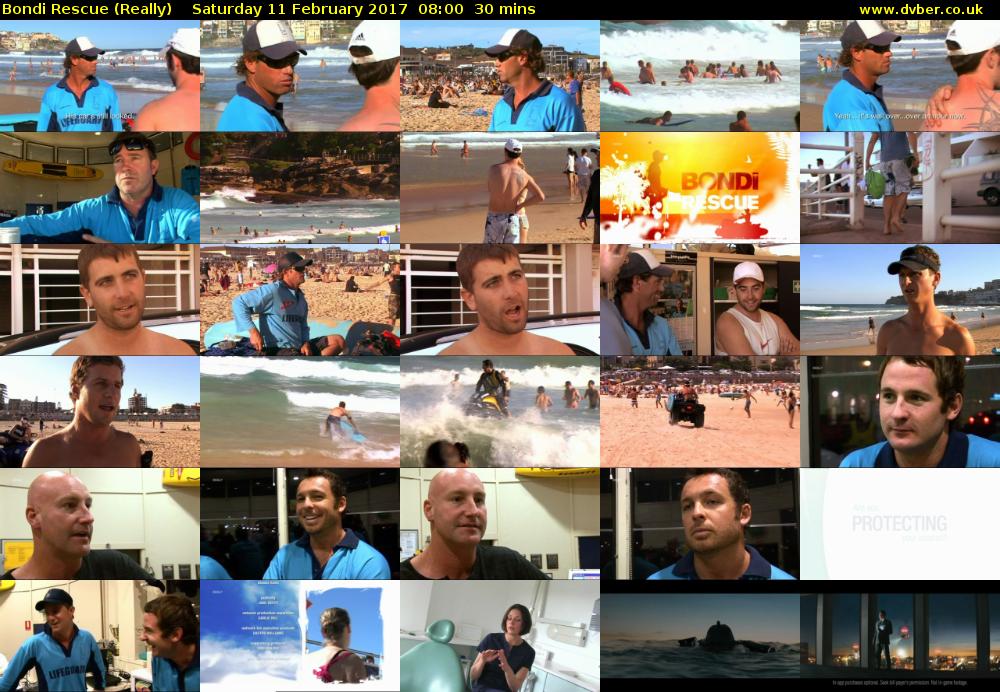 Bondi Rescue (Really) Saturday 11 February 2017 08:00 - 08:30