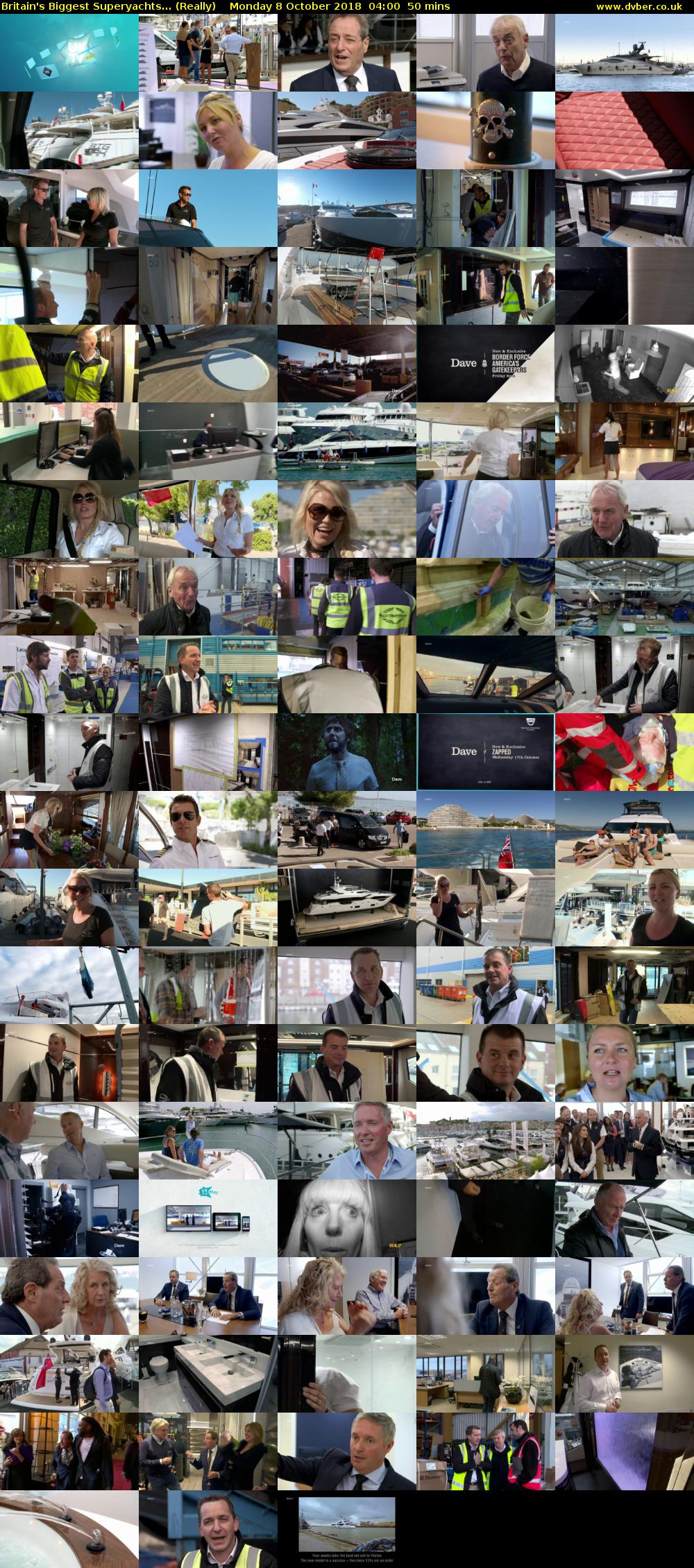 Britain's Biggest Superyachts... (Really) Monday 8 October 2018 04:00 - 04:50