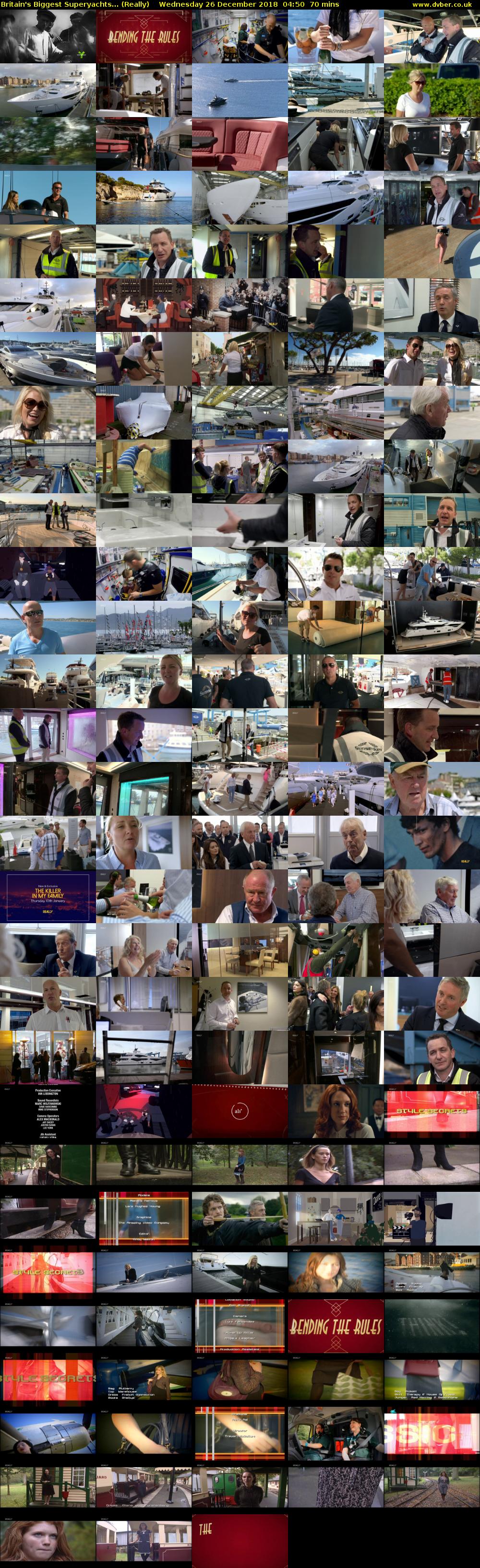 Britain's Biggest Superyachts... (Really) Wednesday 26 December 2018 04:50 - 06:00