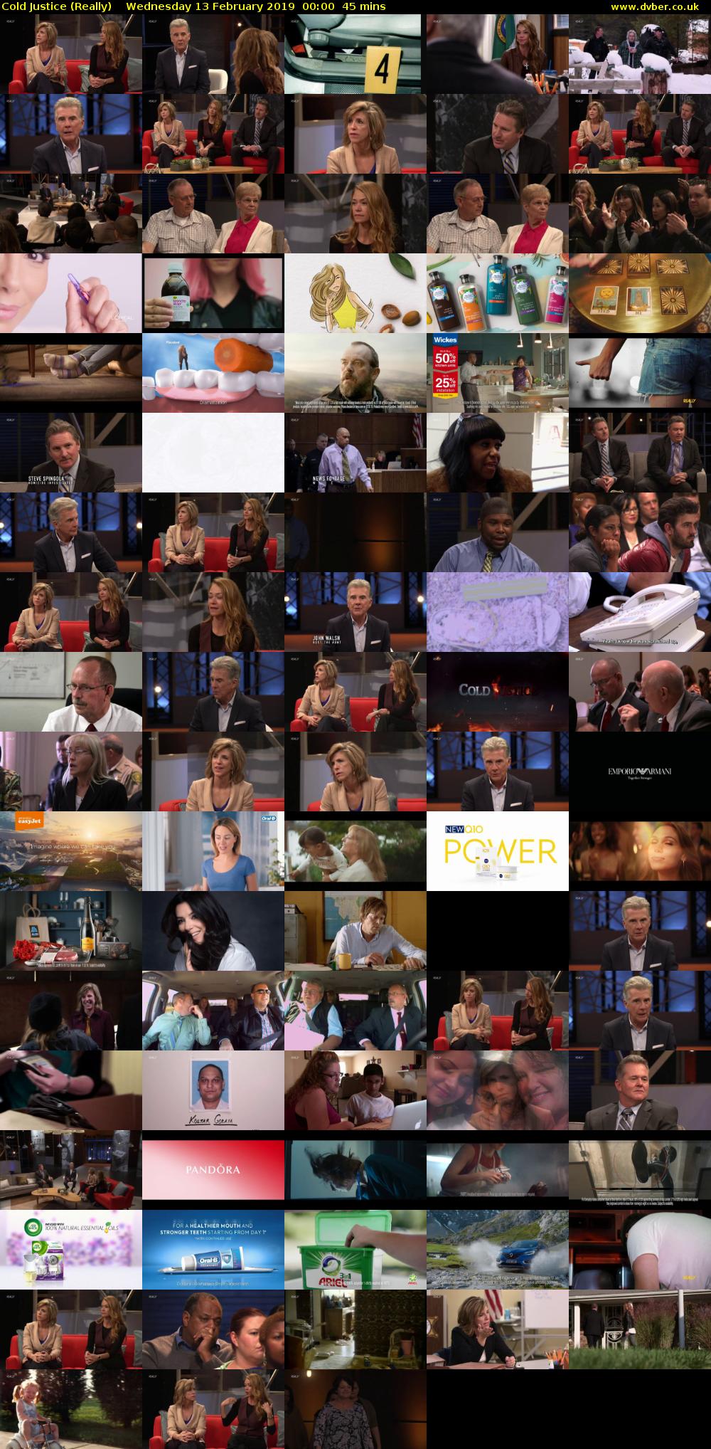 Cold Justice (Really) Wednesday 13 February 2019 00:00 - 00:45