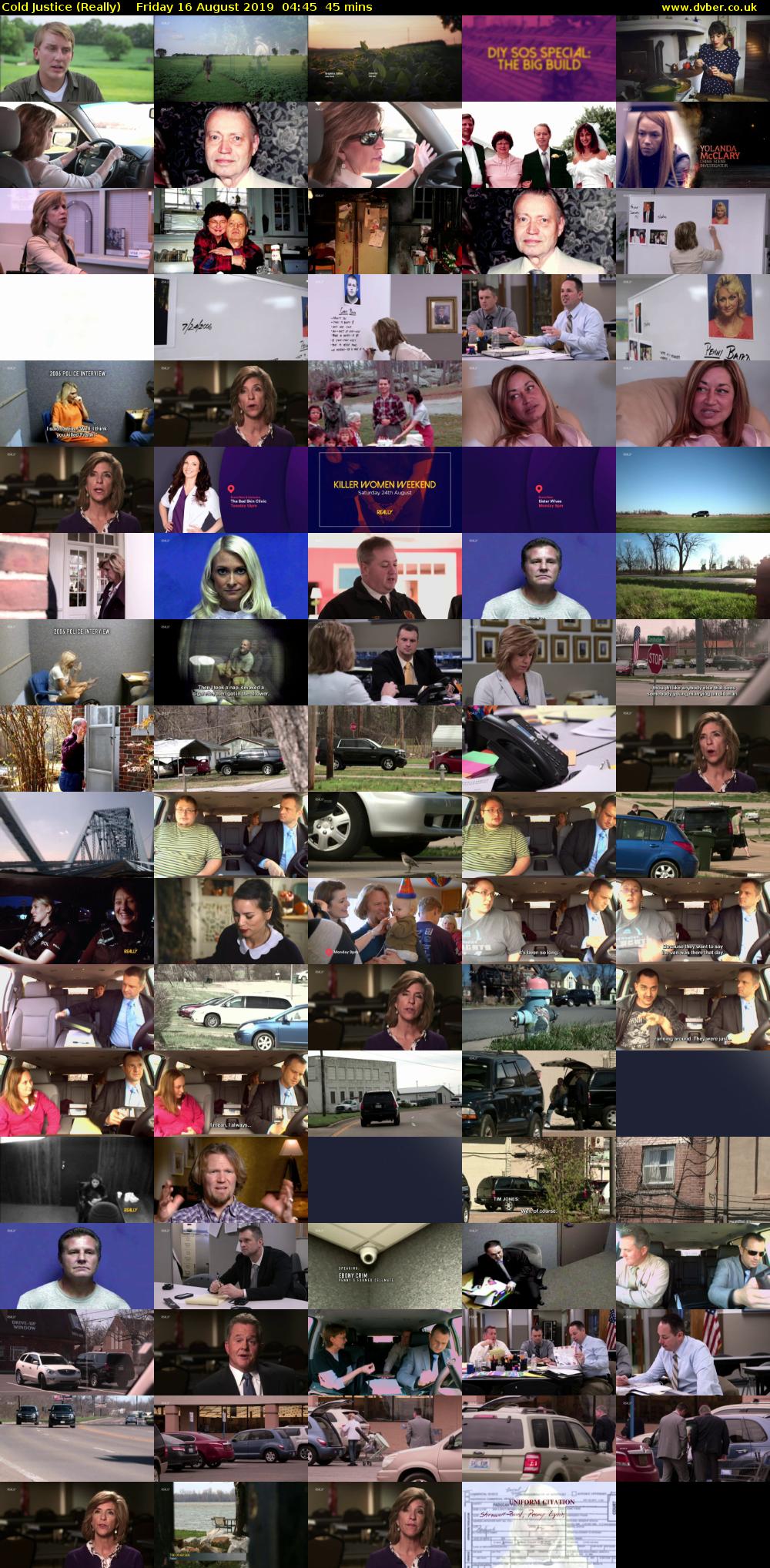 Cold Justice (Really) Friday 16 August 2019 04:45 - 05:30
