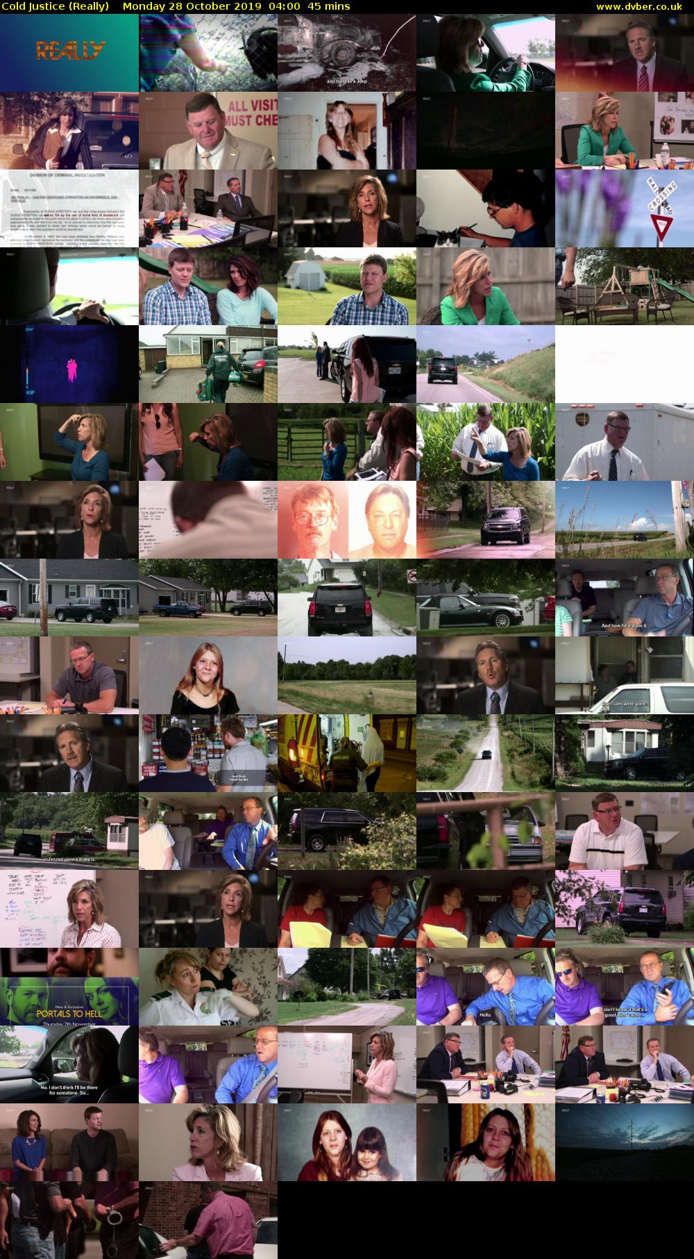 Cold Justice (Really) Monday 28 October 2019 04:00 - 04:45