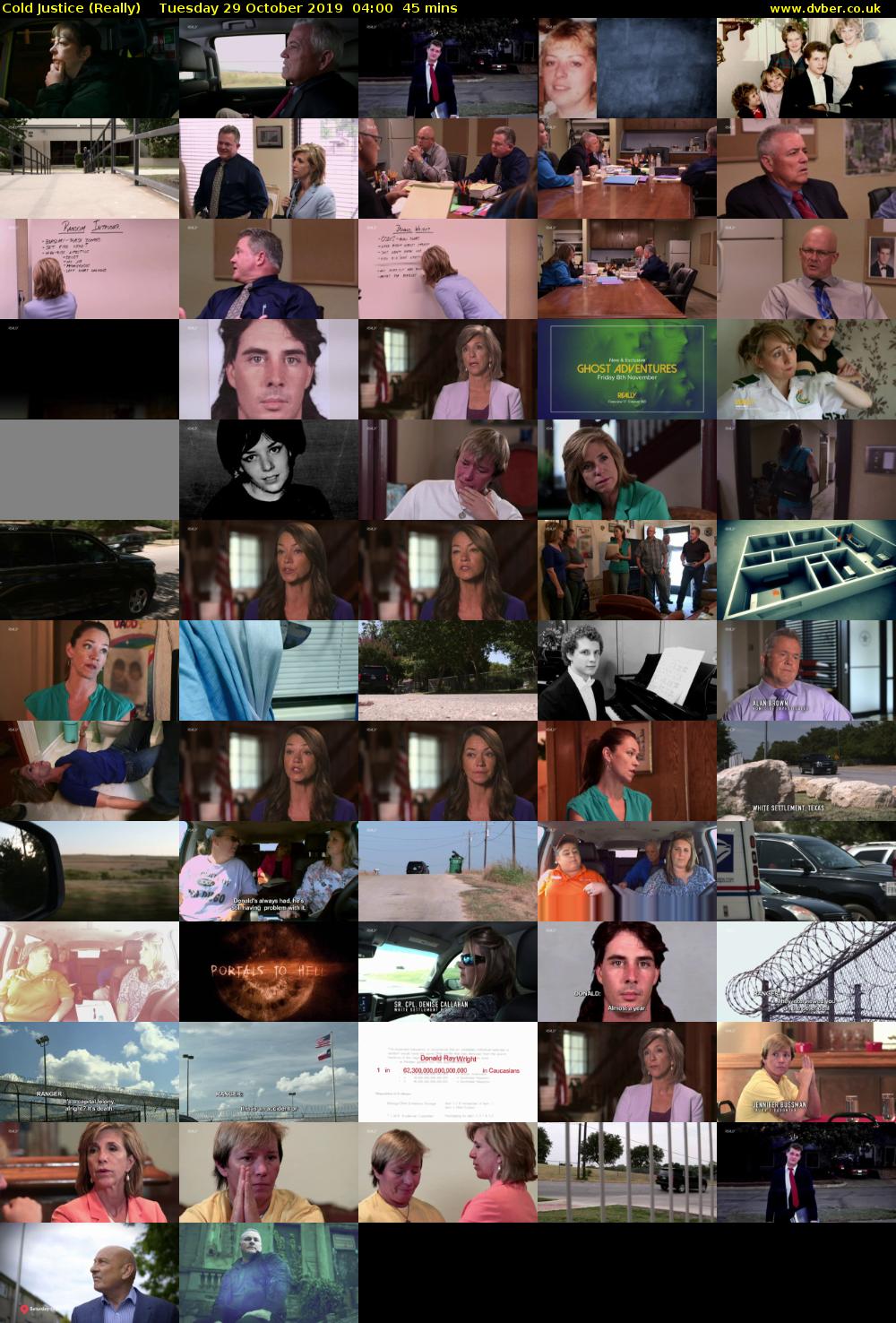 Cold Justice (Really) Tuesday 29 October 2019 04:00 - 04:45