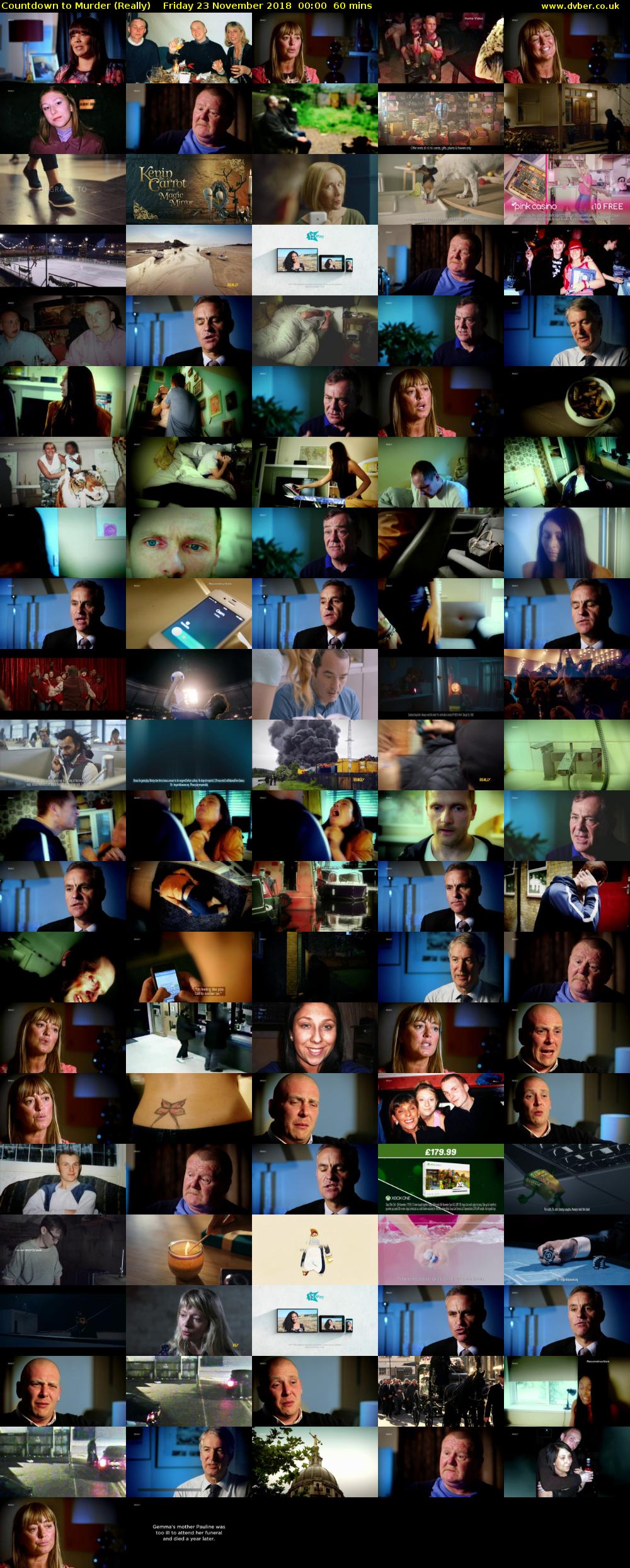 Countdown to Murder (Really) Friday 23 November 2018 00:00 - 01:00