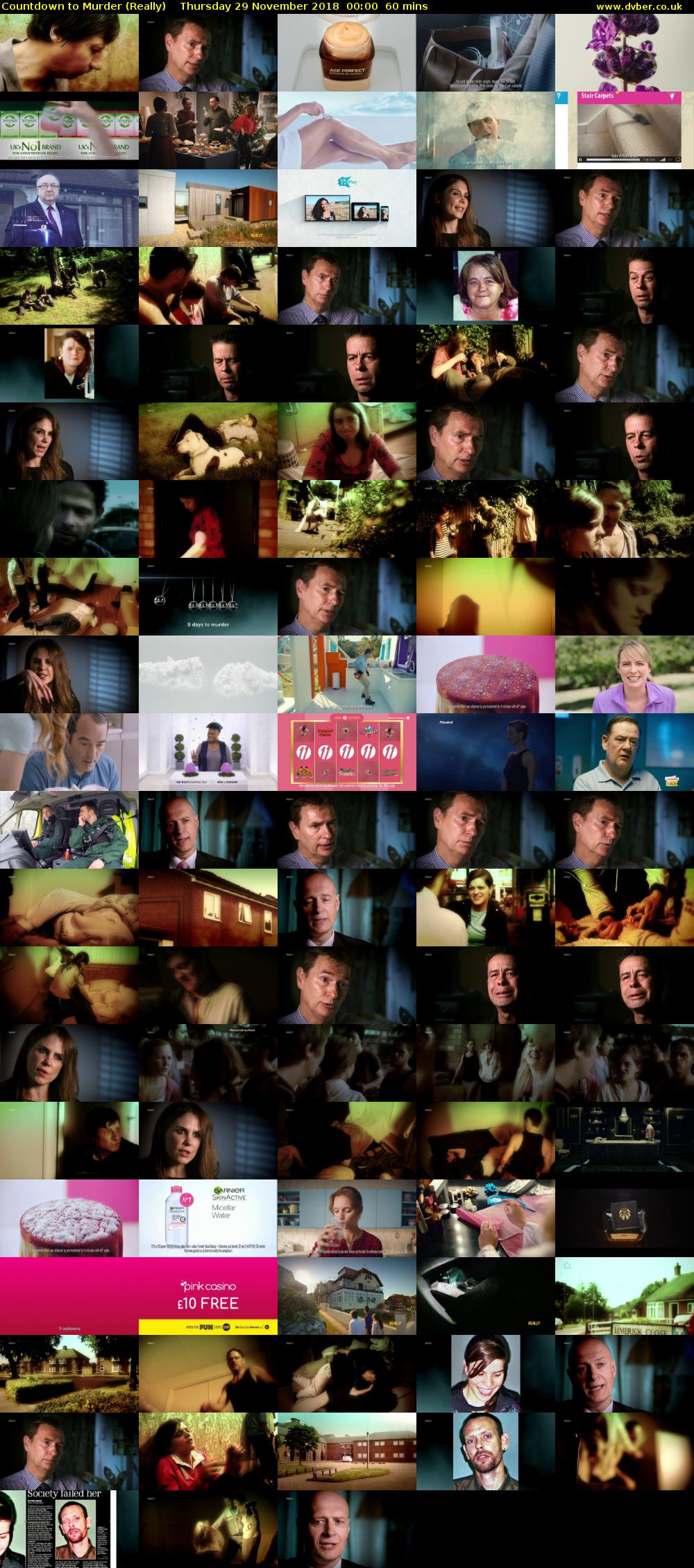 Countdown to Murder (Really) Thursday 29 November 2018 00:00 - 01:00