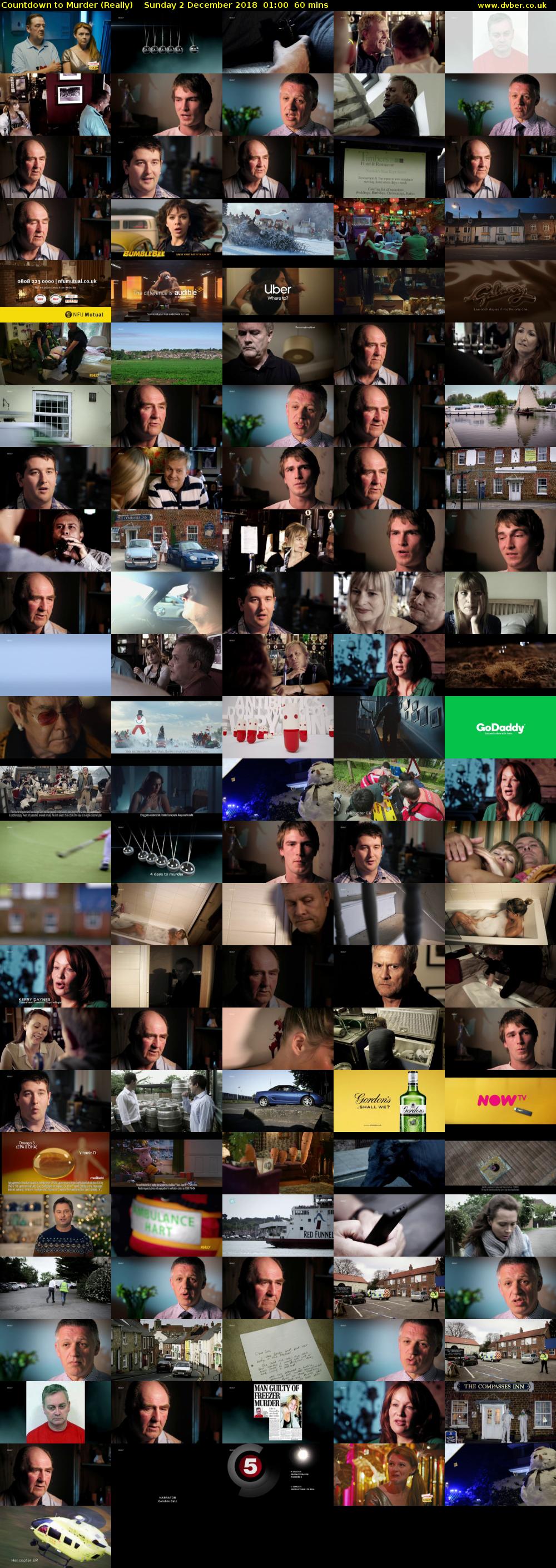 Countdown to Murder (Really) Sunday 2 December 2018 01:00 - 02:00