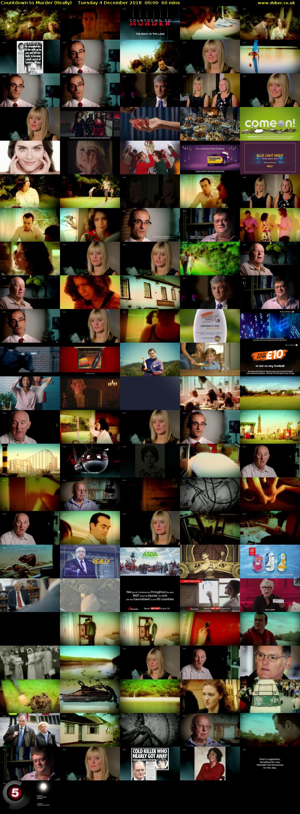 Countdown to Murder (Really) Tuesday 4 December 2018 00:00 - 01:00