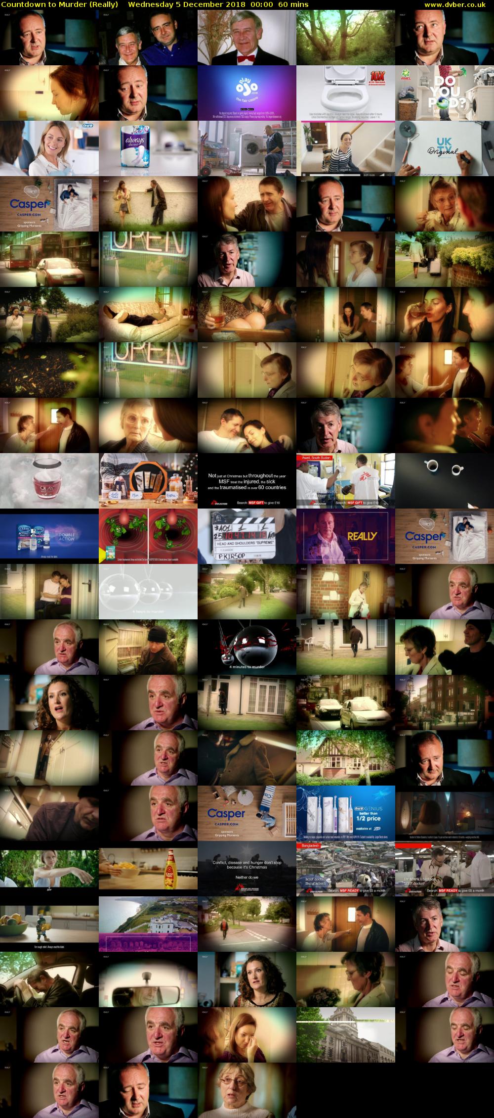 Countdown to Murder (Really) Wednesday 5 December 2018 00:00 - 01:00