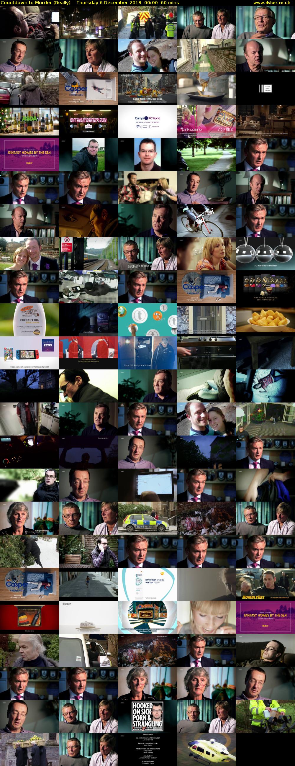 Countdown to Murder (Really) Thursday 6 December 2018 00:00 - 01:00