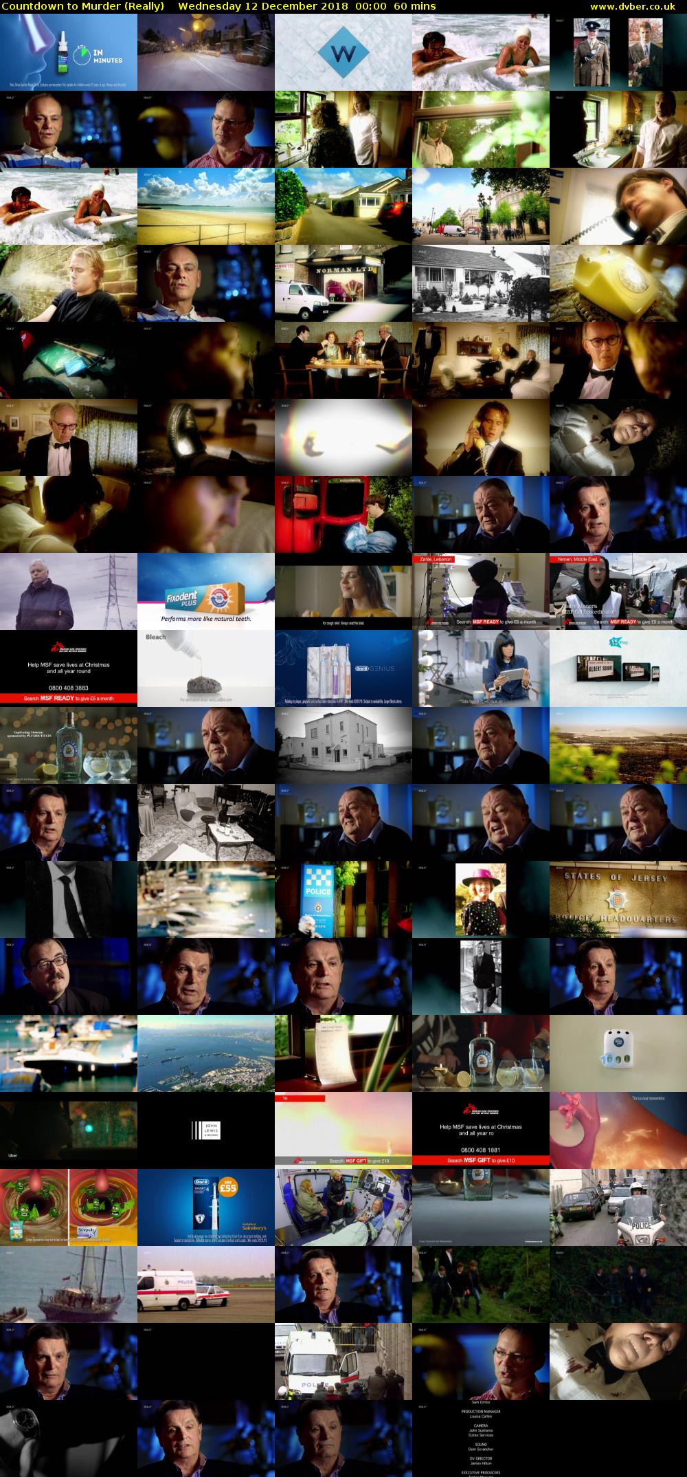 Countdown to Murder (Really) Wednesday 12 December 2018 00:00 - 01:00