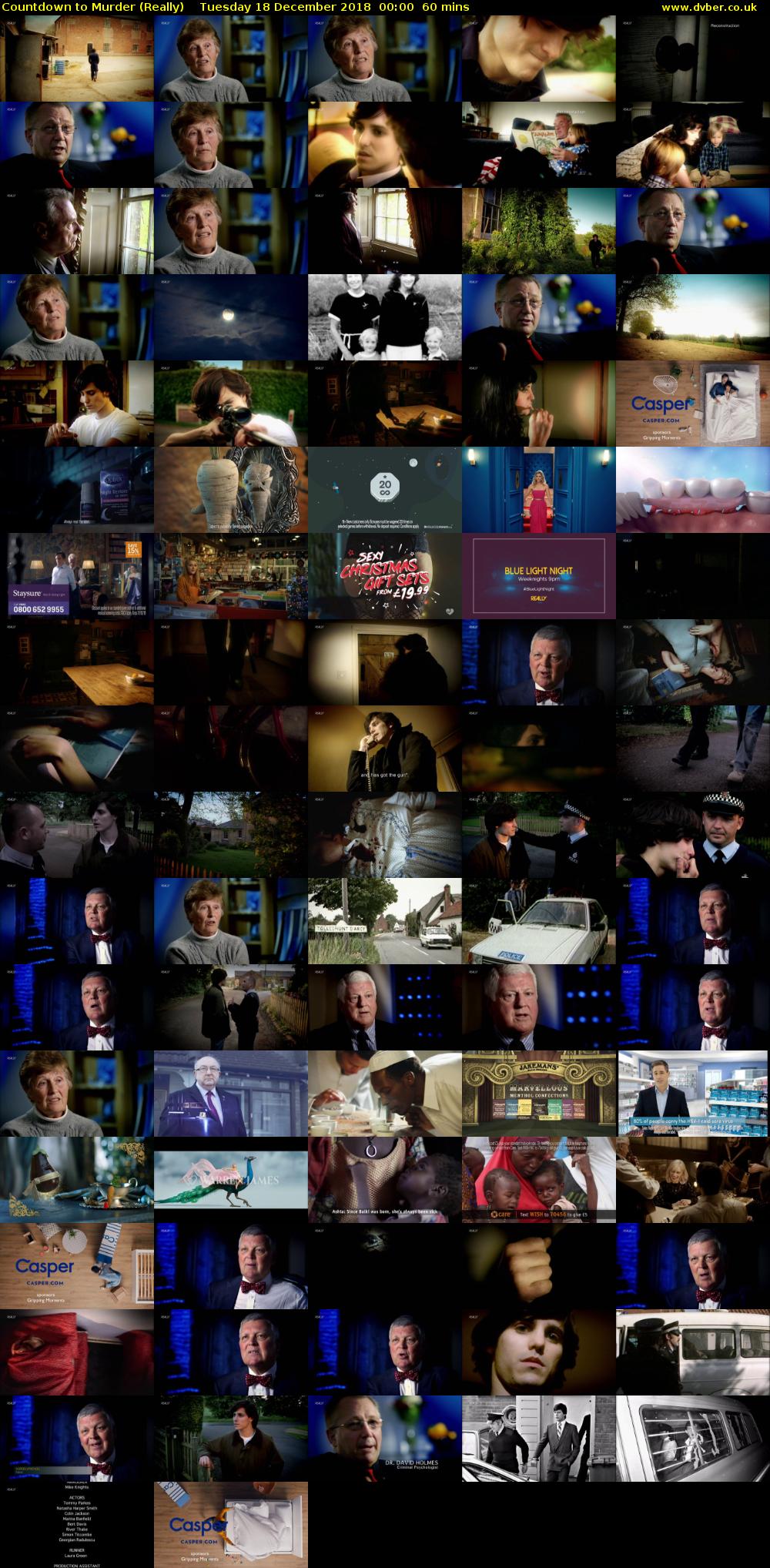 Countdown to Murder (Really) Tuesday 18 December 2018 00:00 - 01:00