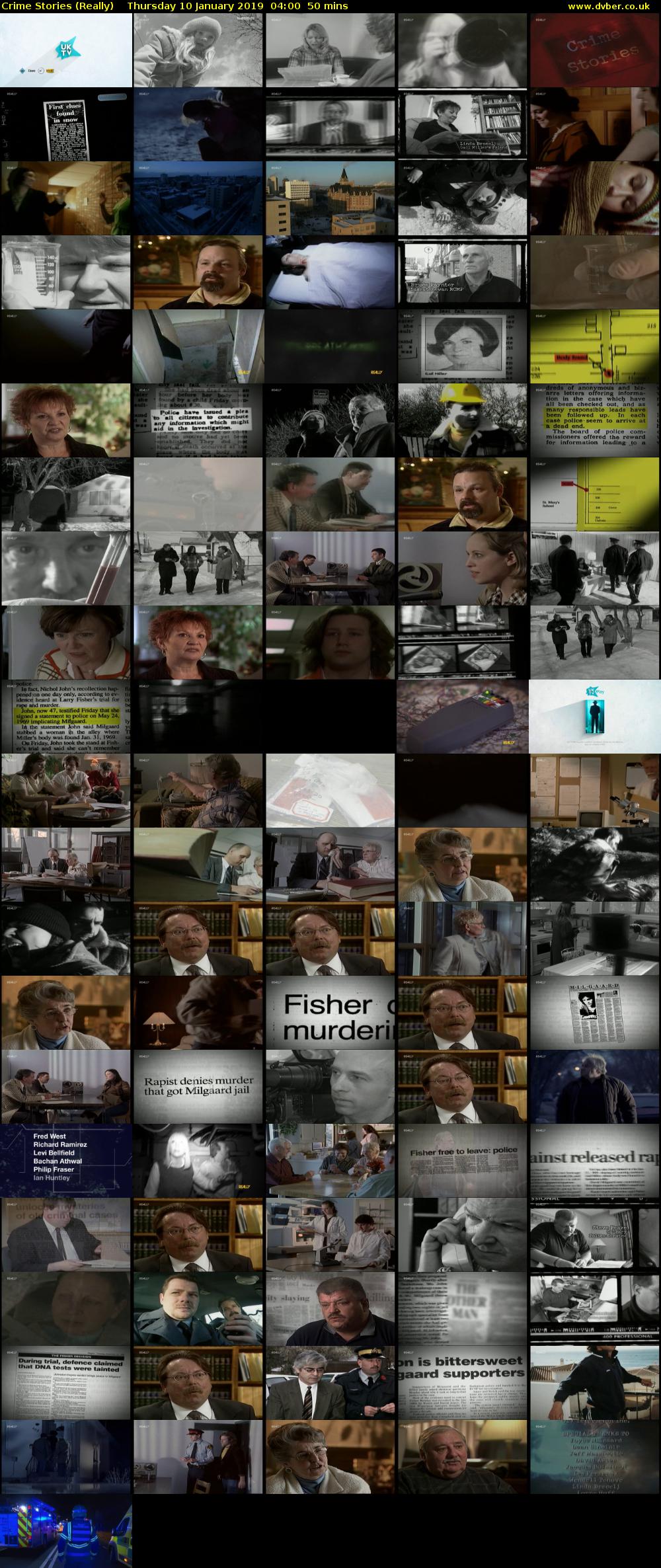 Crime Stories (Really) Thursday 10 January 2019 04:00 - 04:50