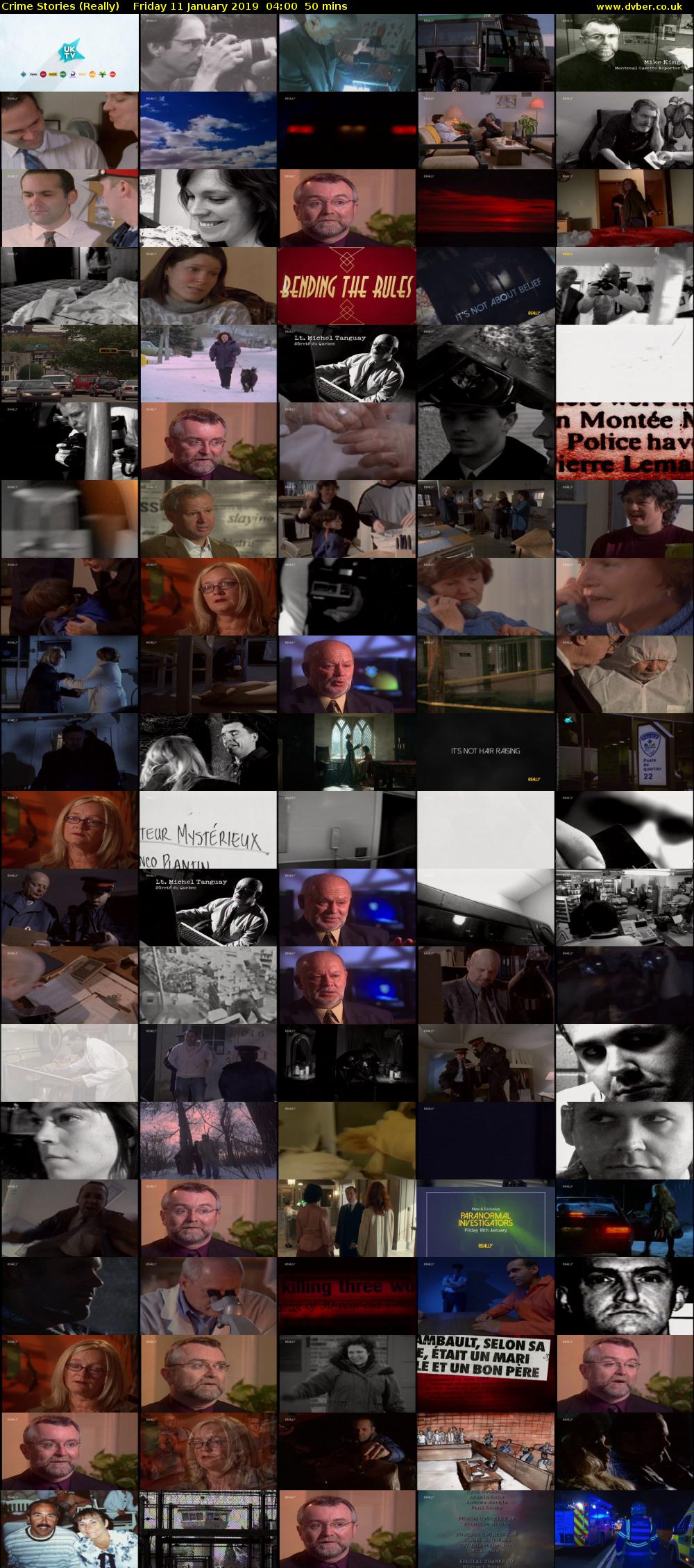 Crime Stories (Really) Friday 11 January 2019 04:00 - 04:50