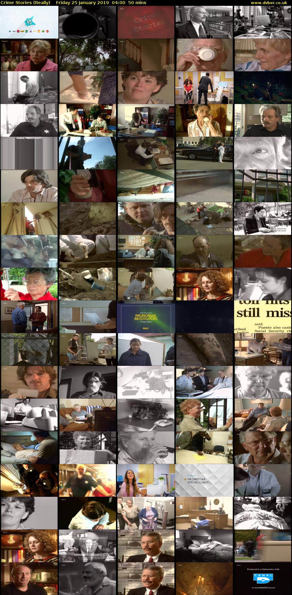 Crime Stories (Really) Friday 25 January 2019 04:00 - 04:50