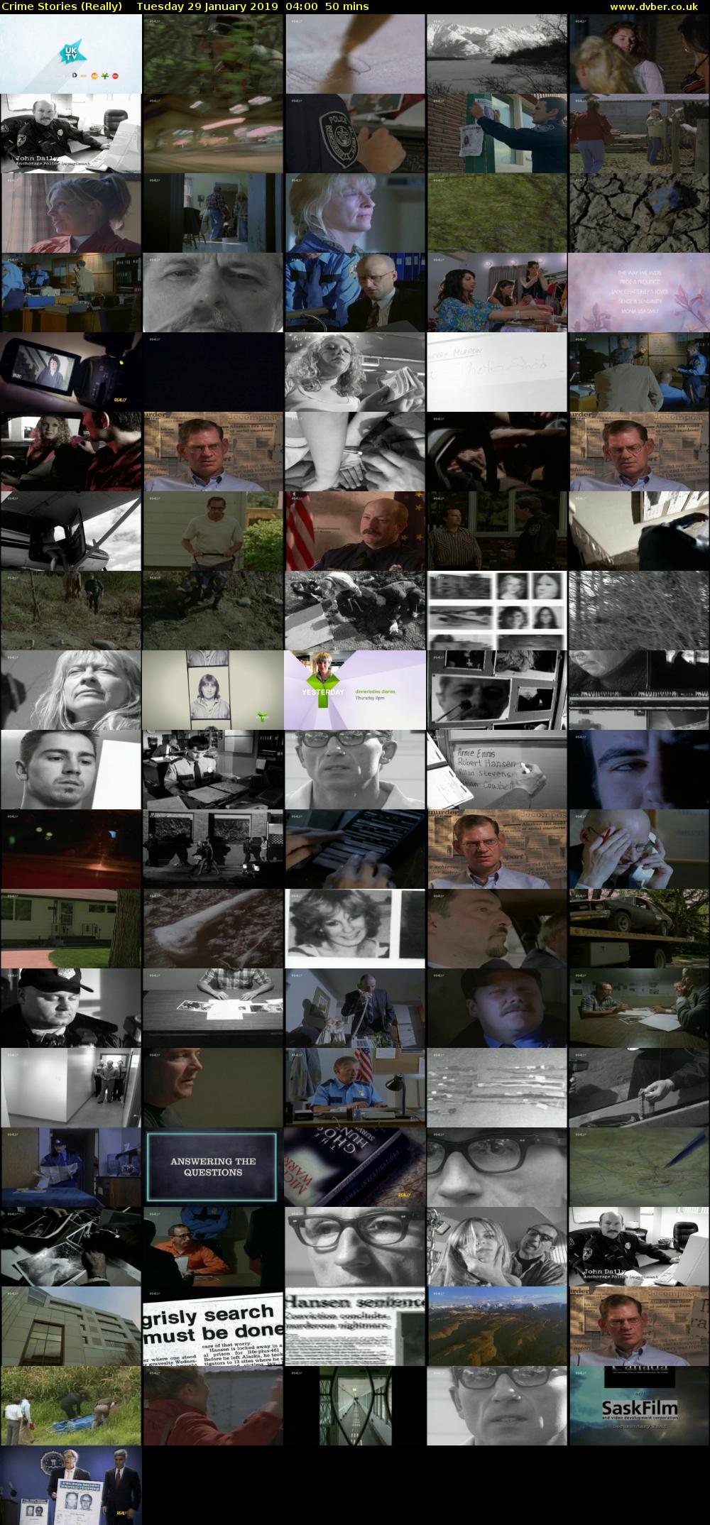 Crime Stories (Really) Tuesday 29 January 2019 04:00 - 04:50