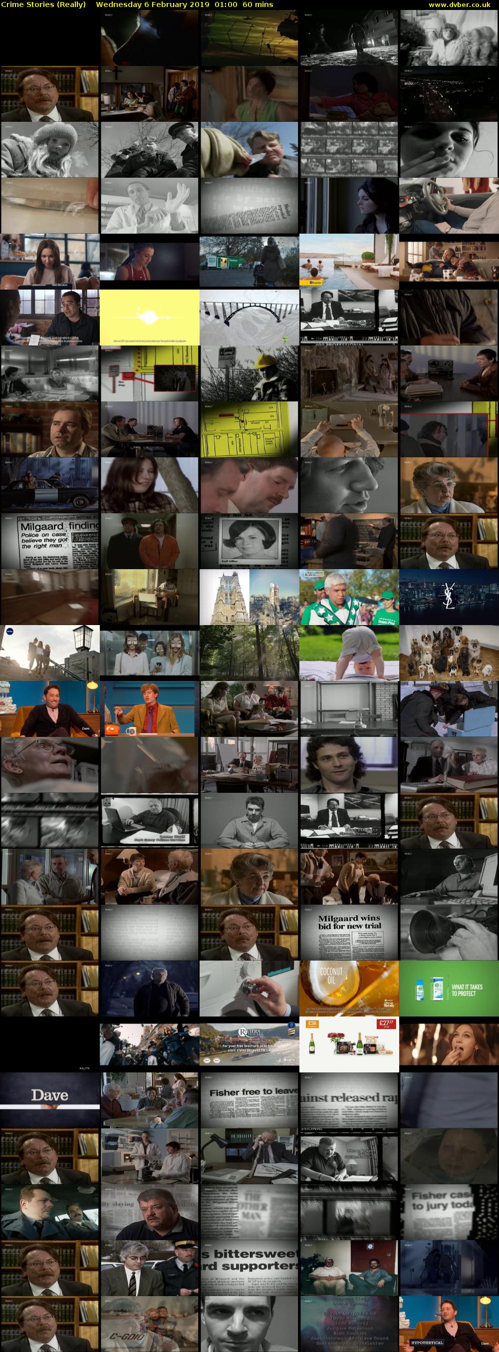 Crime Stories (Really) Wednesday 6 February 2019 01:00 - 02:00