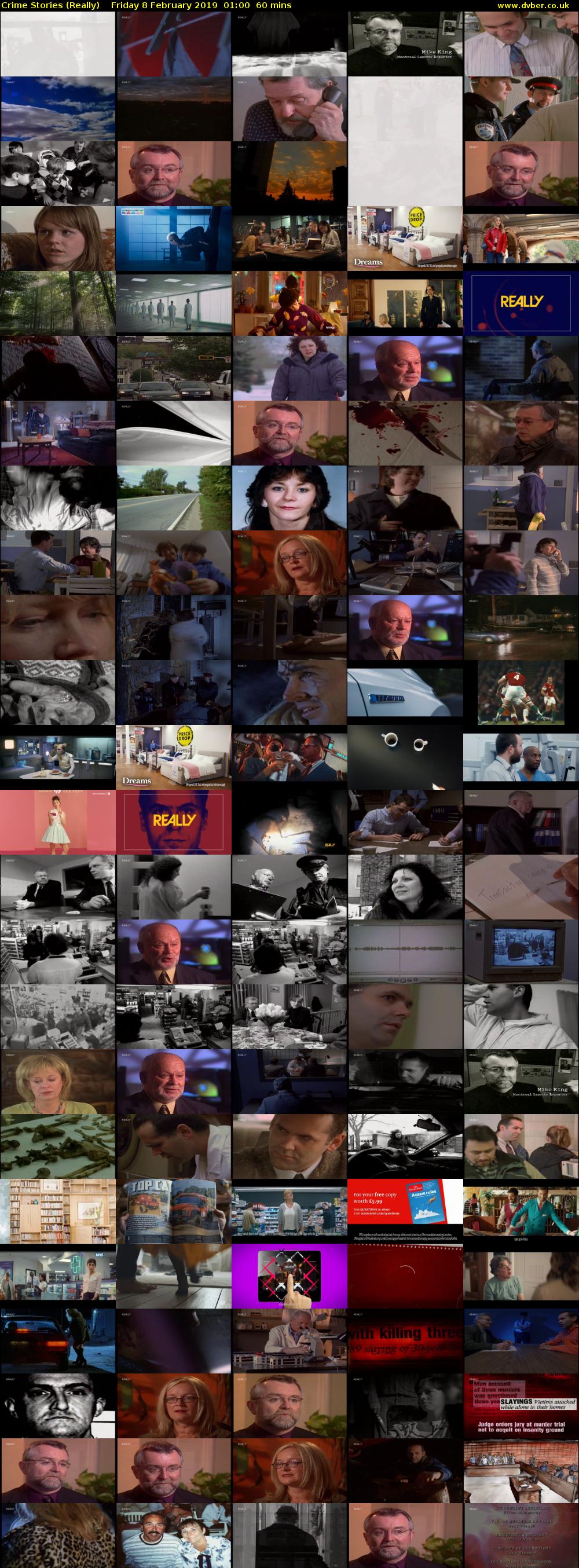 Crime Stories (Really) Friday 8 February 2019 01:00 - 02:00