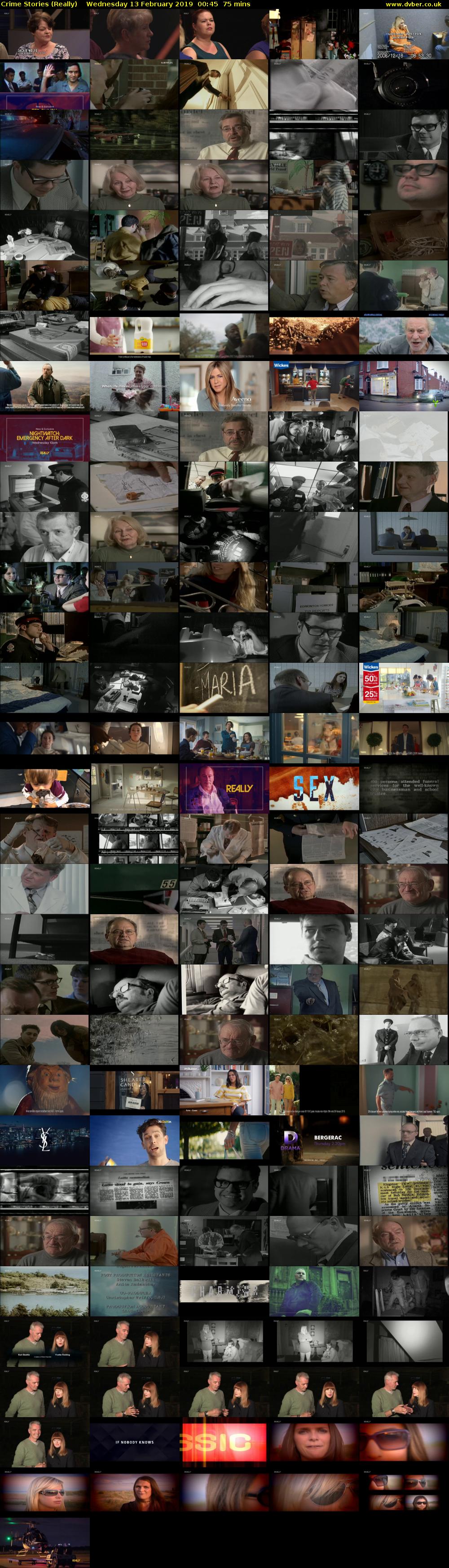 Crime Stories (Really) Wednesday 13 February 2019 00:45 - 02:00