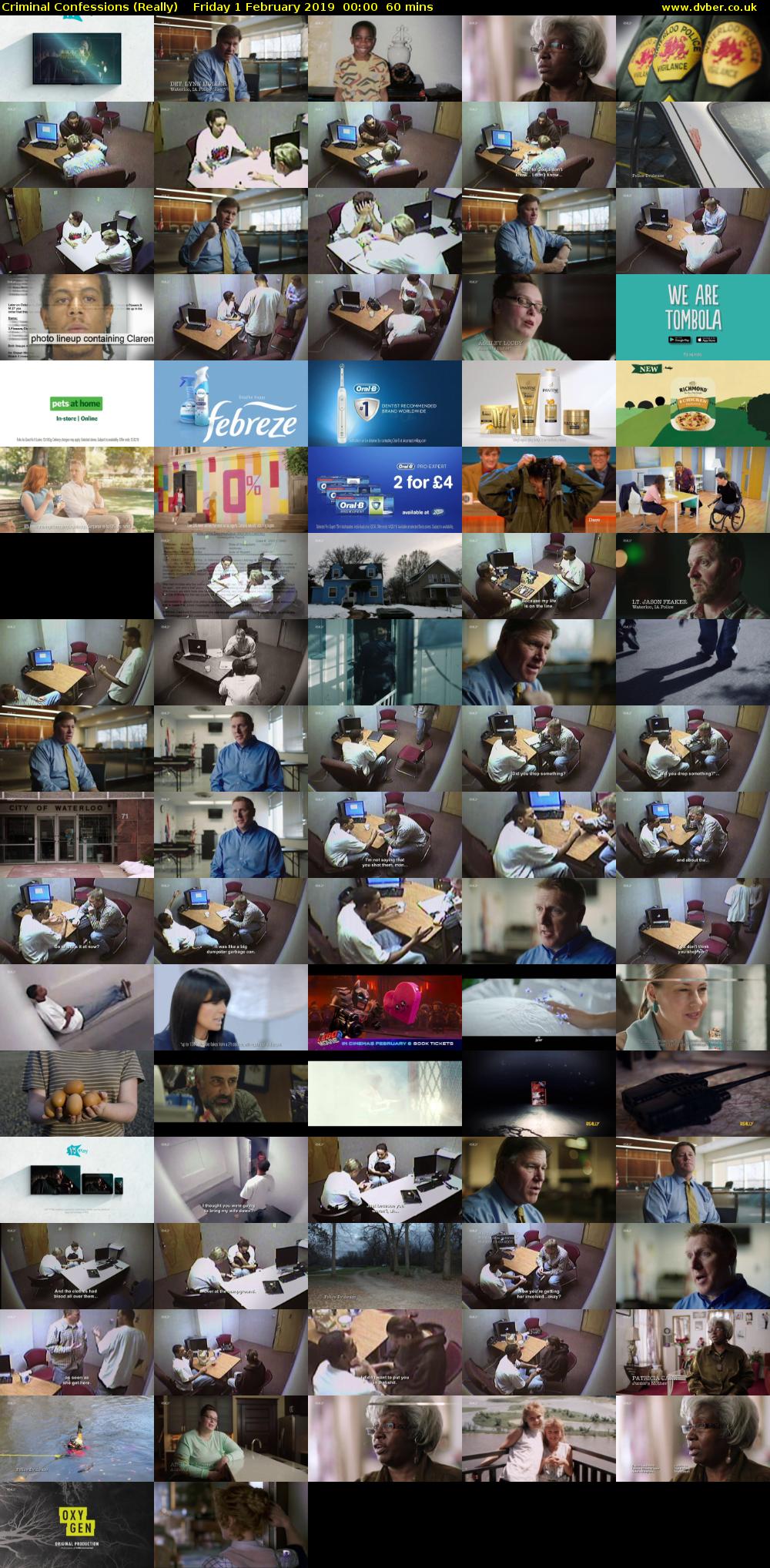 Criminal Confessions (Really) Friday 1 February 2019 00:00 - 01:00