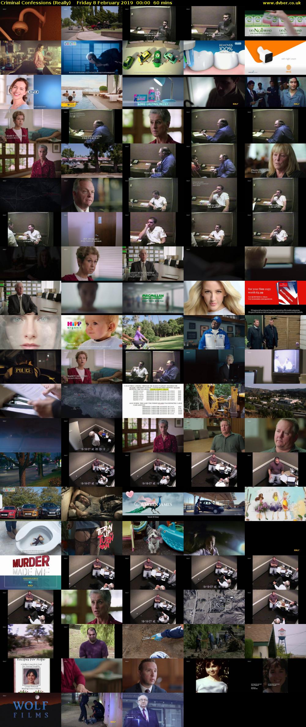 Criminal Confessions (Really) Friday 8 February 2019 00:00 - 01:00