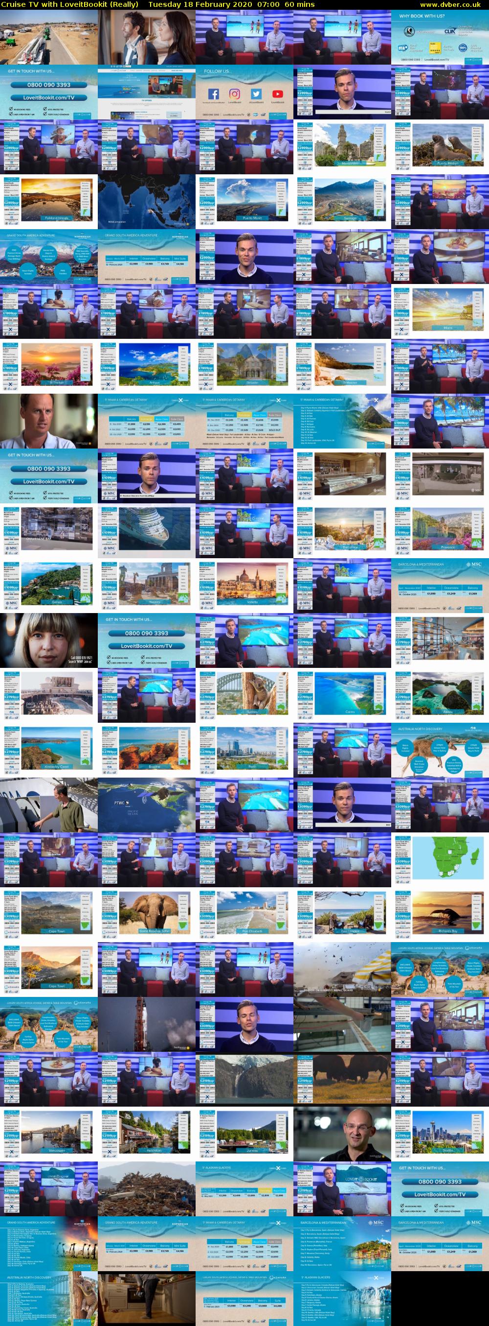 Cruise TV with LoveitBookit (Really) Tuesday 18 February 2020 07:00 - 08:00