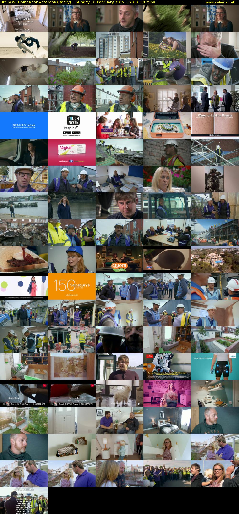 DIY SOS: Homes for Veterans (Really) Sunday 10 February 2019 12:00 - 13:00