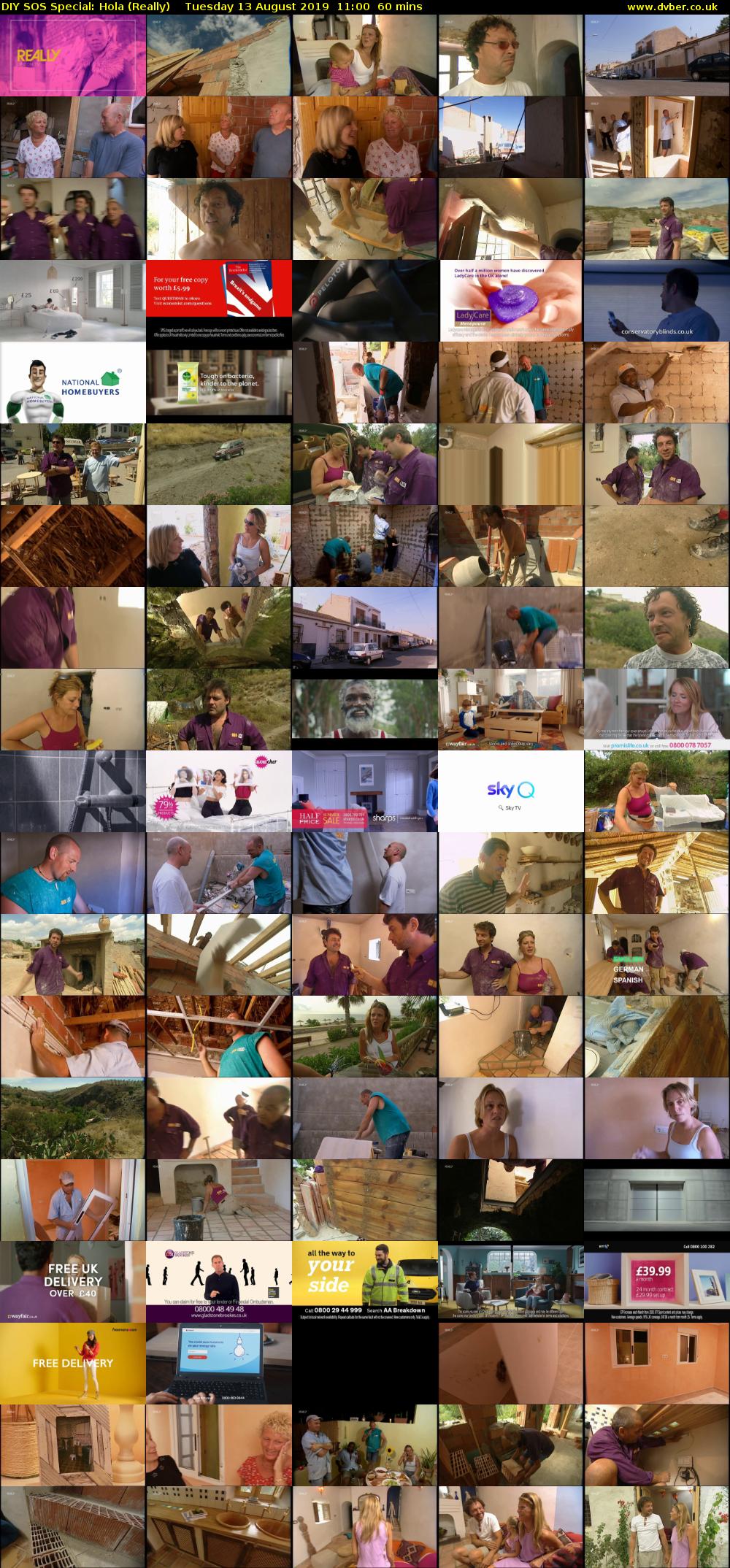 DIY SOS Special: Hola (Really) Tuesday 13 August 2019 11:00 - 12:00