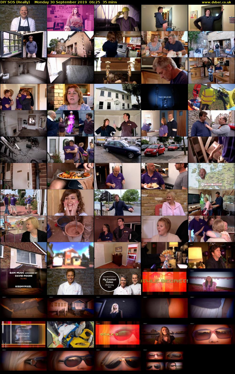DIY SOS (Really) Monday 30 September 2019 06:25 - 07:00