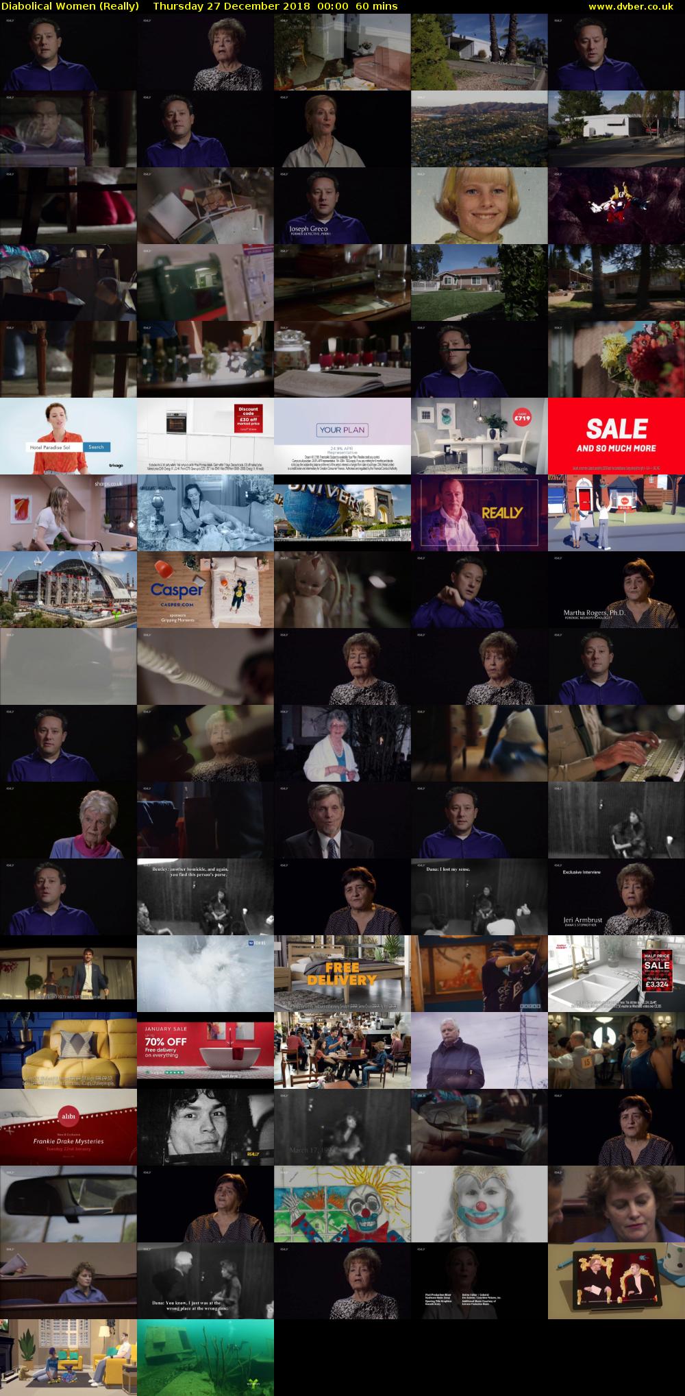 Diabolical Women (Really) Thursday 27 December 2018 00:00 - 01:00