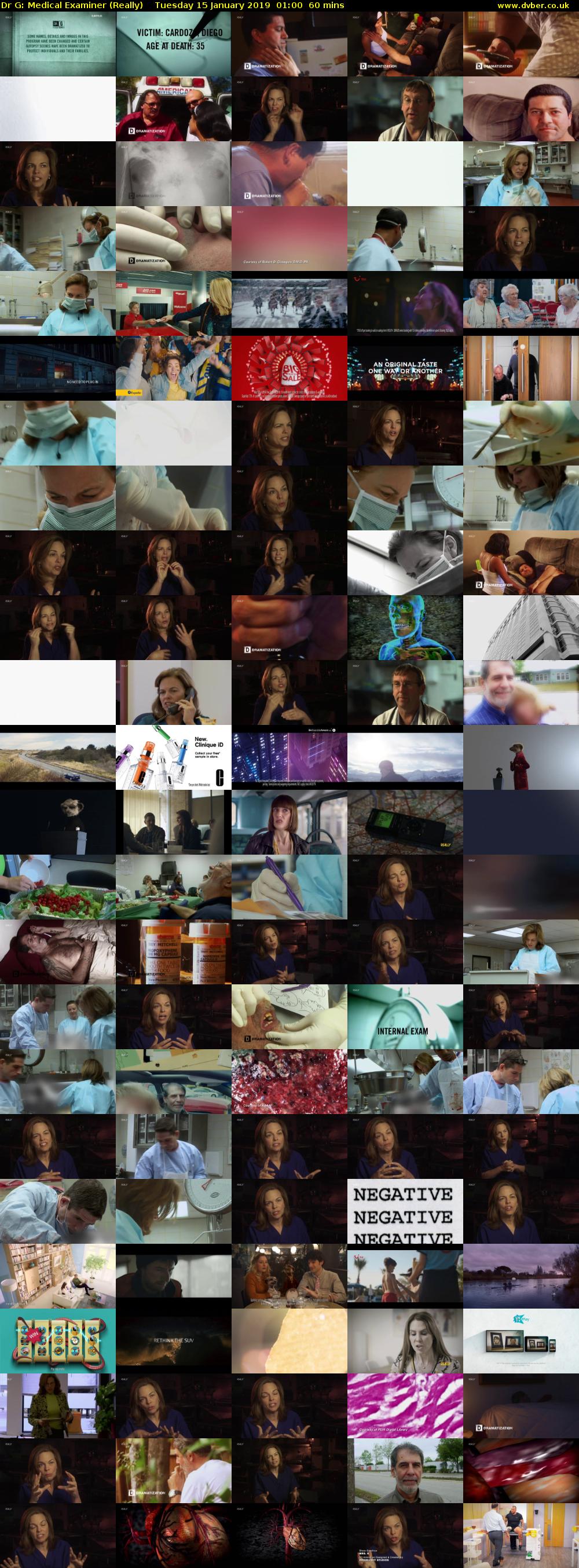 Dr G: Medical Examiner (Really) Tuesday 15 January 2019 01:00 - 02:00