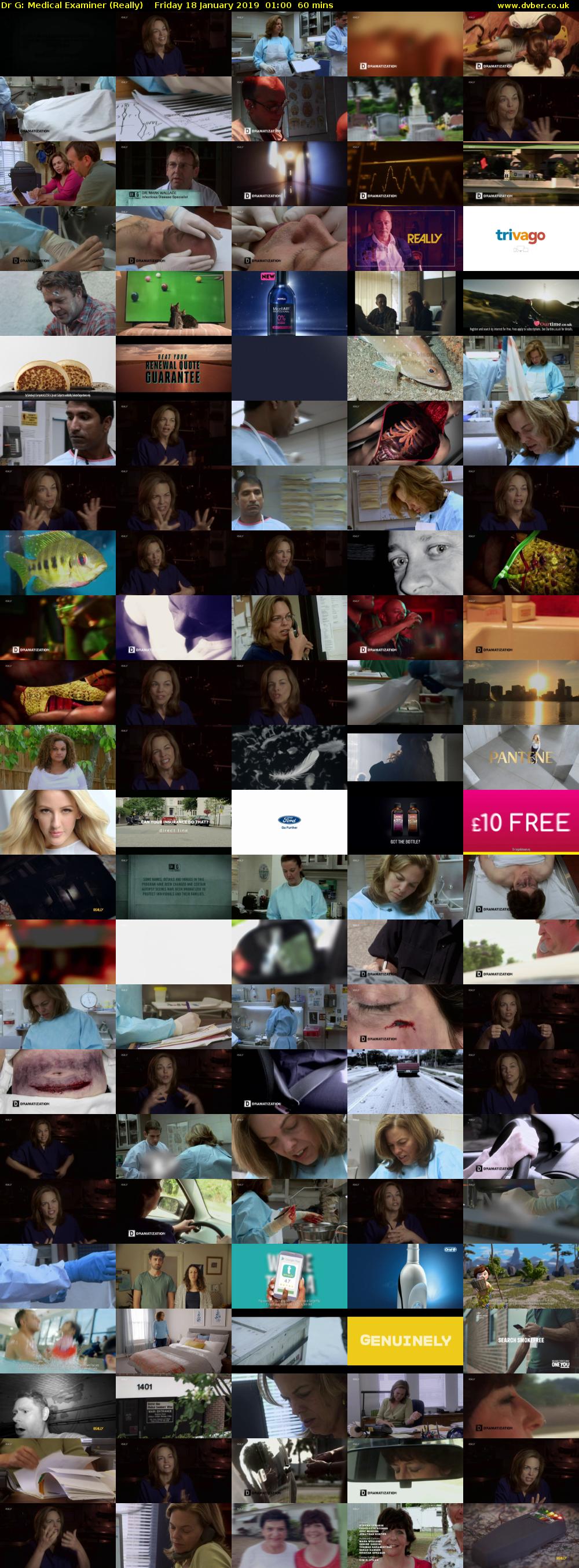 Dr G: Medical Examiner (Really) Friday 18 January 2019 01:00 - 02:00