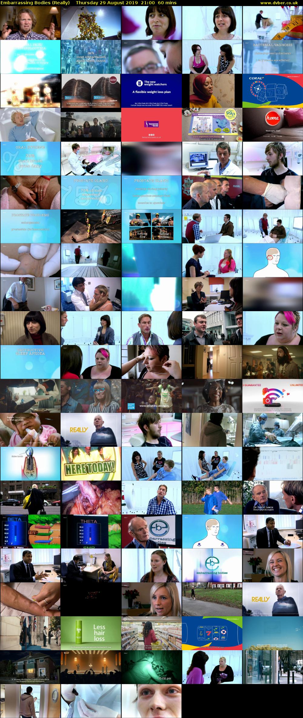 Embarrassing Bodies (Really) Thursday 29 August 2019 21:00 - 22:00