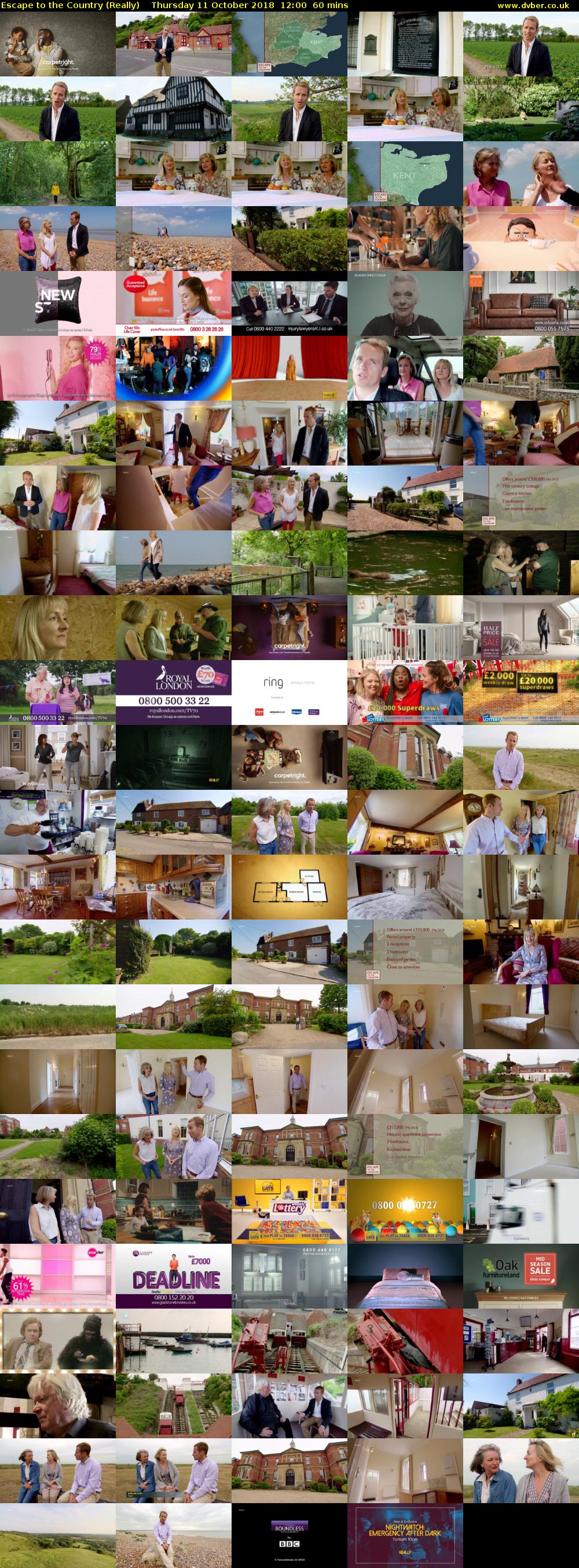 Escape to the Country (Really) Thursday 11 October 2018 12:00 - 13:00