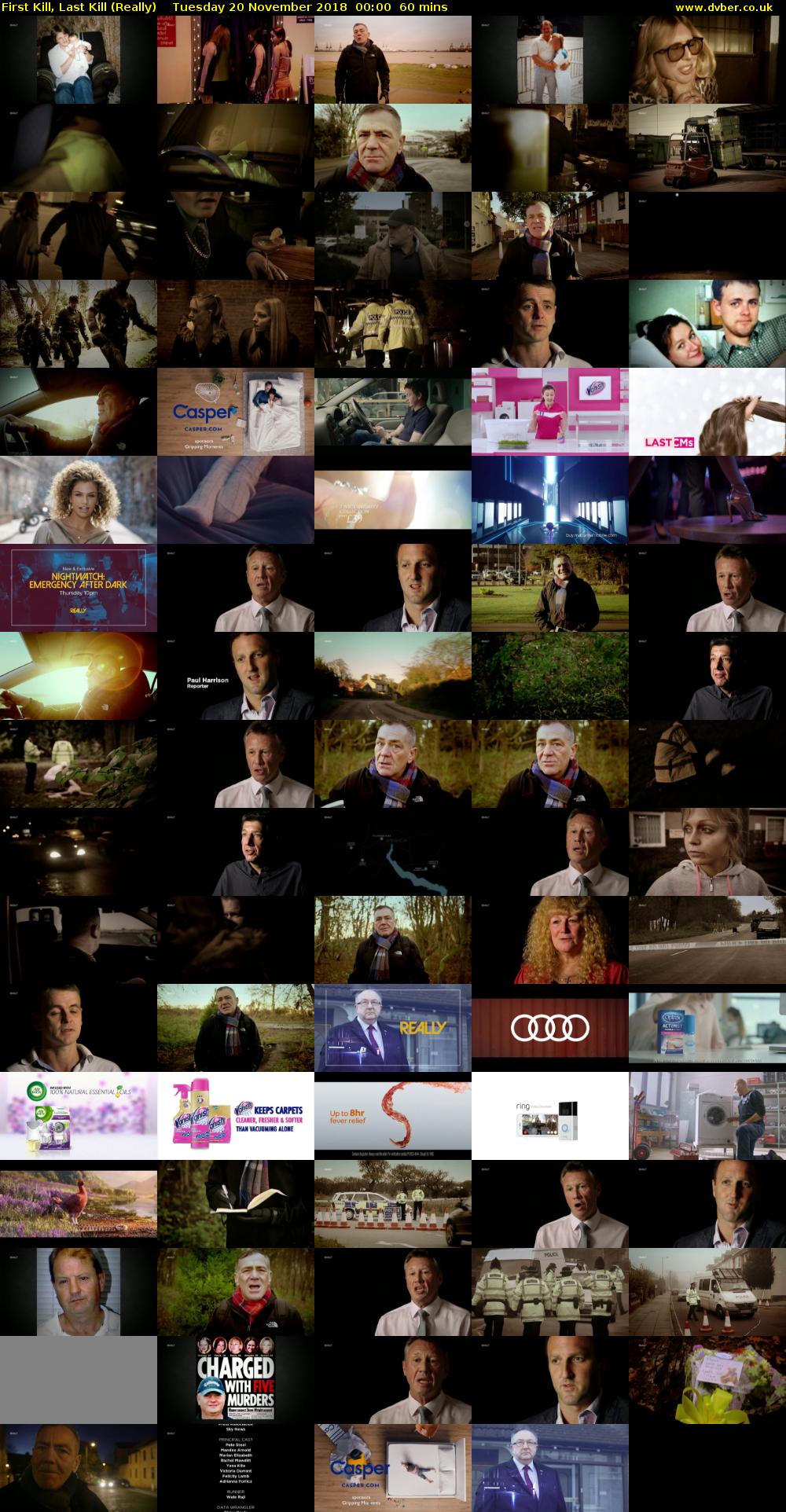 First Kill, Last Kill (Really) Tuesday 20 November 2018 00:00 - 01:00