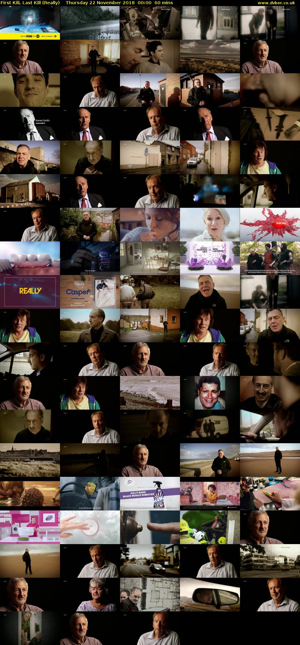 First Kill, Last Kill (Really) Thursday 22 November 2018 00:00 - 01:00