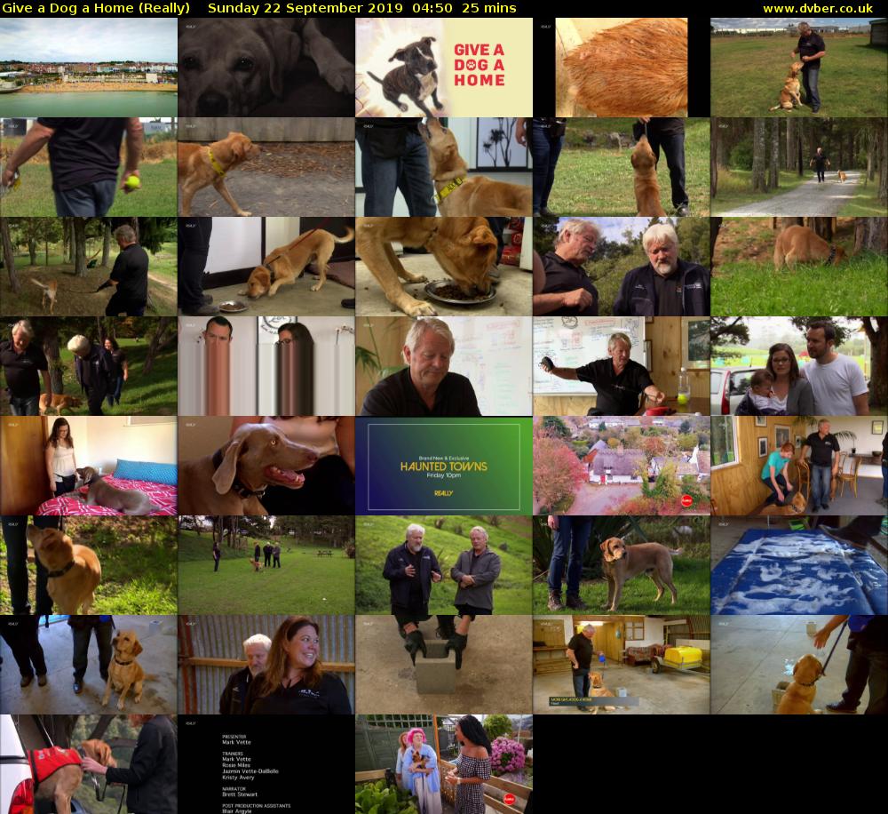 Give a Dog a Home (Really) Sunday 22 September 2019 04:50 - 05:15