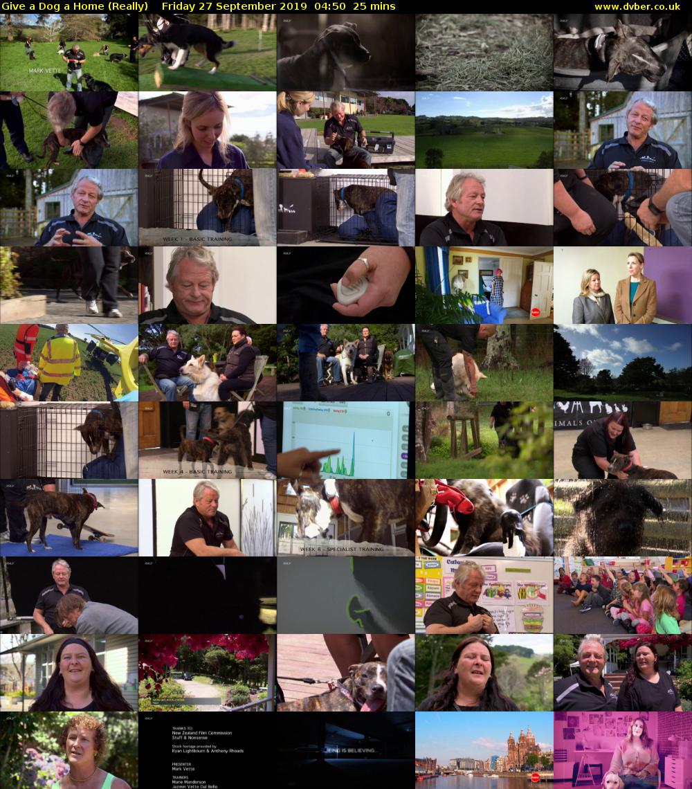Give a Dog a Home (Really) Friday 27 September 2019 04:50 - 05:15