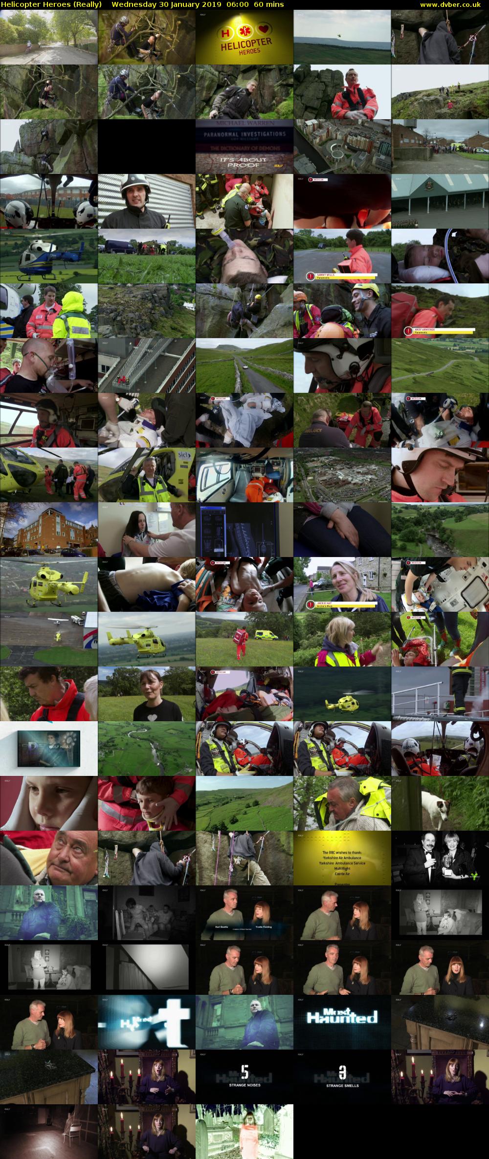 Helicopter Heroes (Really) Wednesday 30 January 2019 06:00 - 07:00