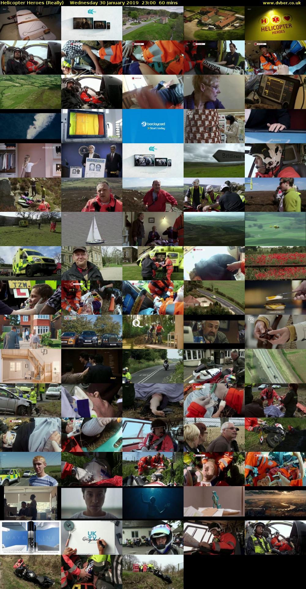 Helicopter Heroes (Really) Wednesday 30 January 2019 23:00 - 00:00