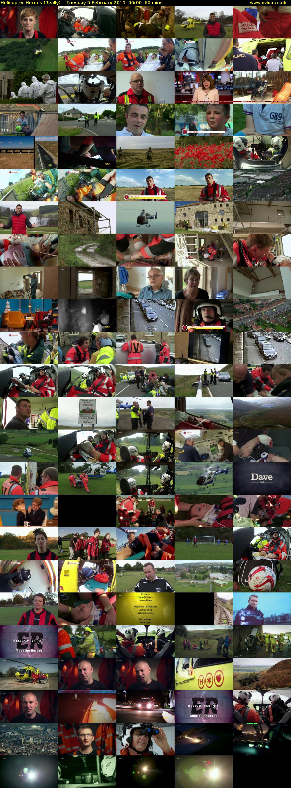 Helicopter Heroes (Really) Tuesday 5 February 2019 06:00 - 07:00