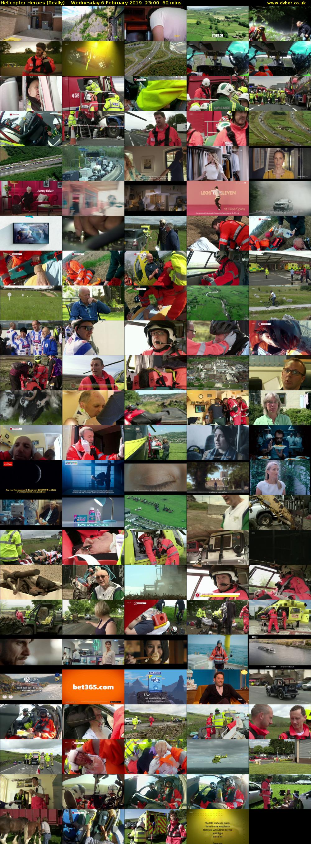 Helicopter Heroes (Really) Wednesday 6 February 2019 23:00 - 00:00